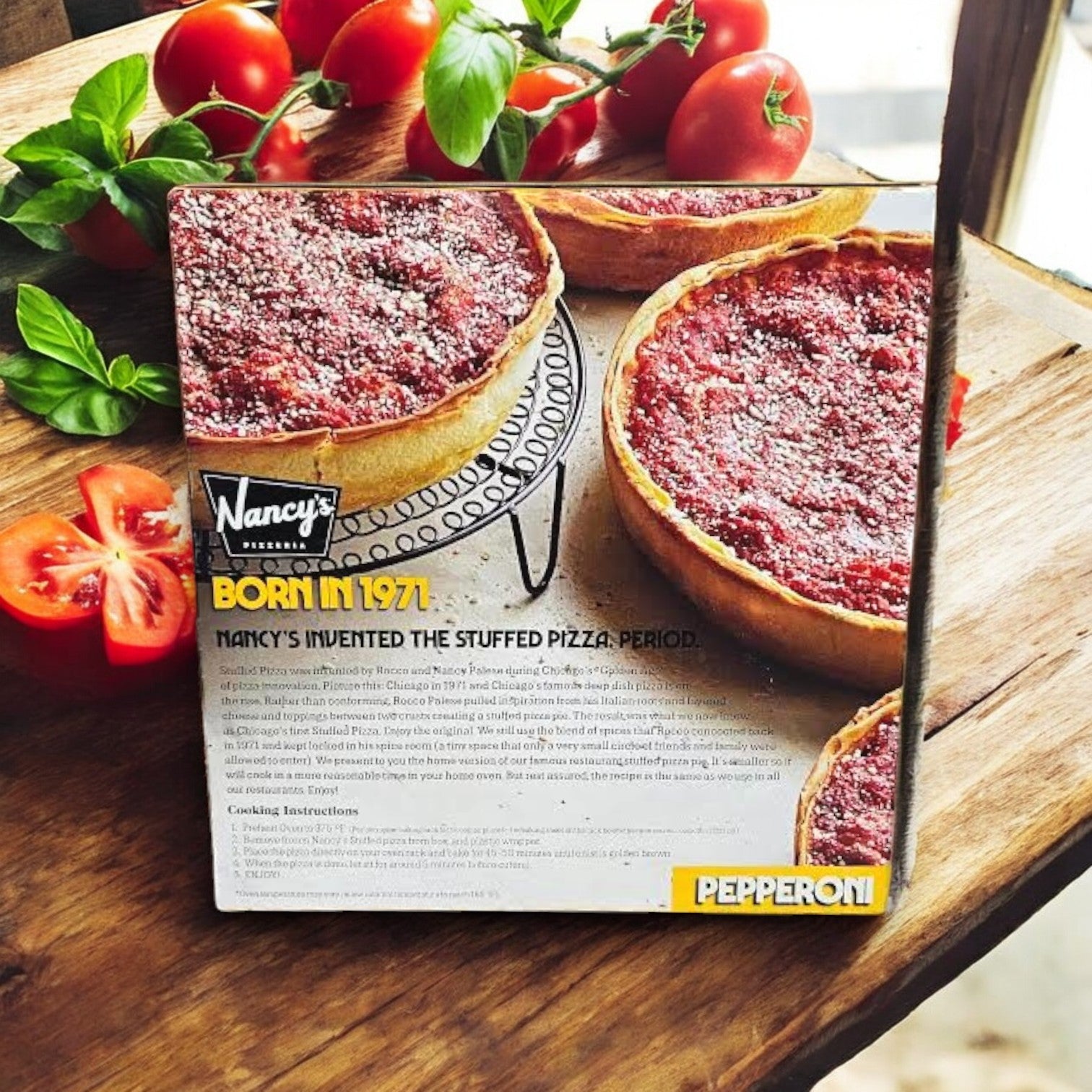 Nancy's Pepperoni Frozen Stuffed Pizza, 32 oz