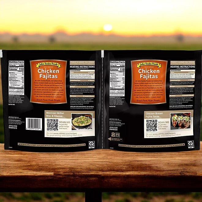 Soules Kitchen Fajita Chicken, Refrigerated – 32 oz, 3-Pack