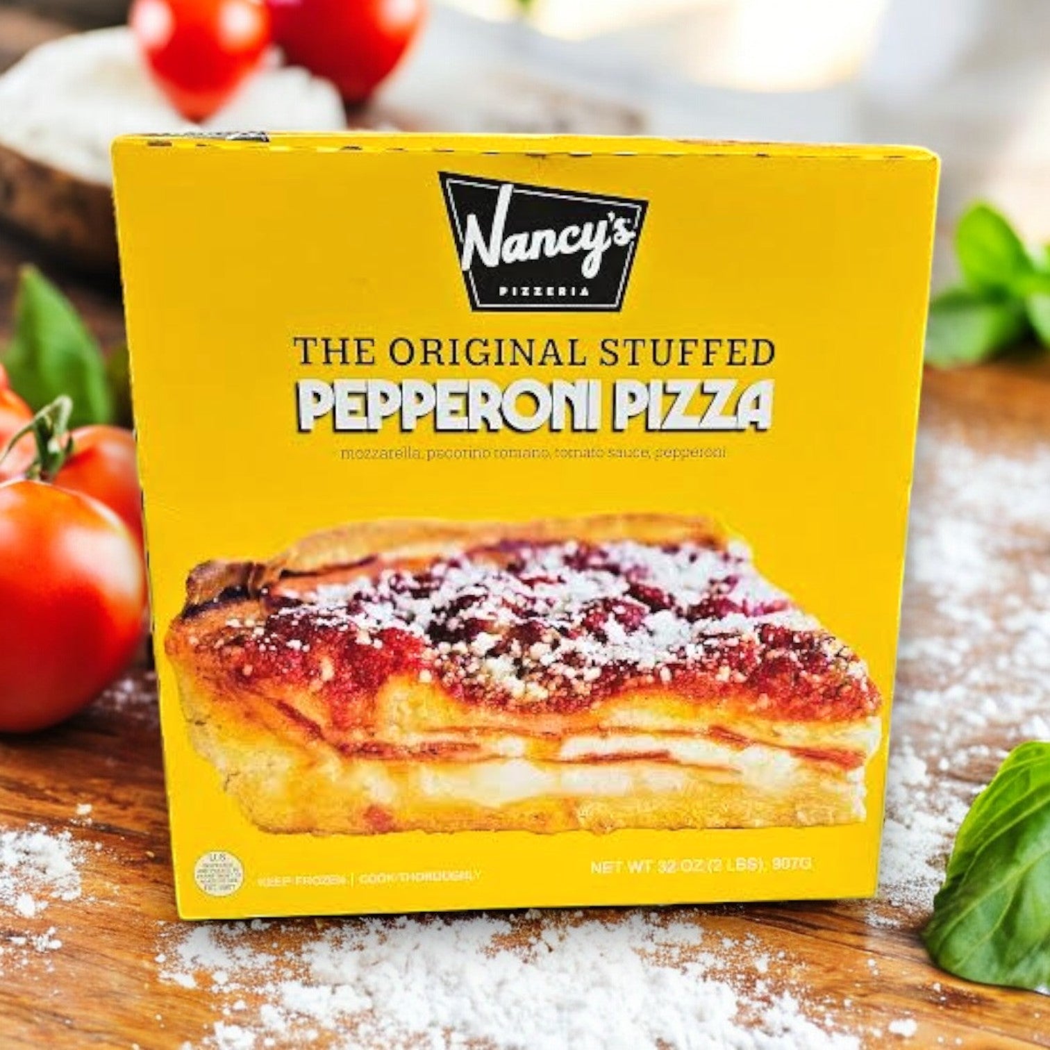 Nancy's Pepperoni Frozen Stuffed Pizza, 32 oz - 3 Packs