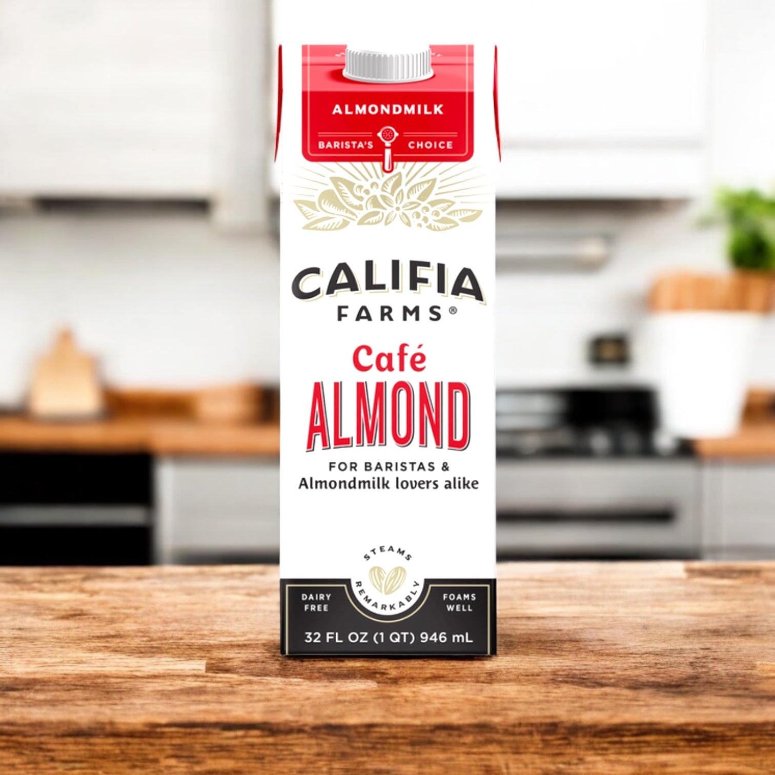 Califia Farms Cafe Almond Milk - Dairy Free 32 oz., 6 Count , 1 Pack