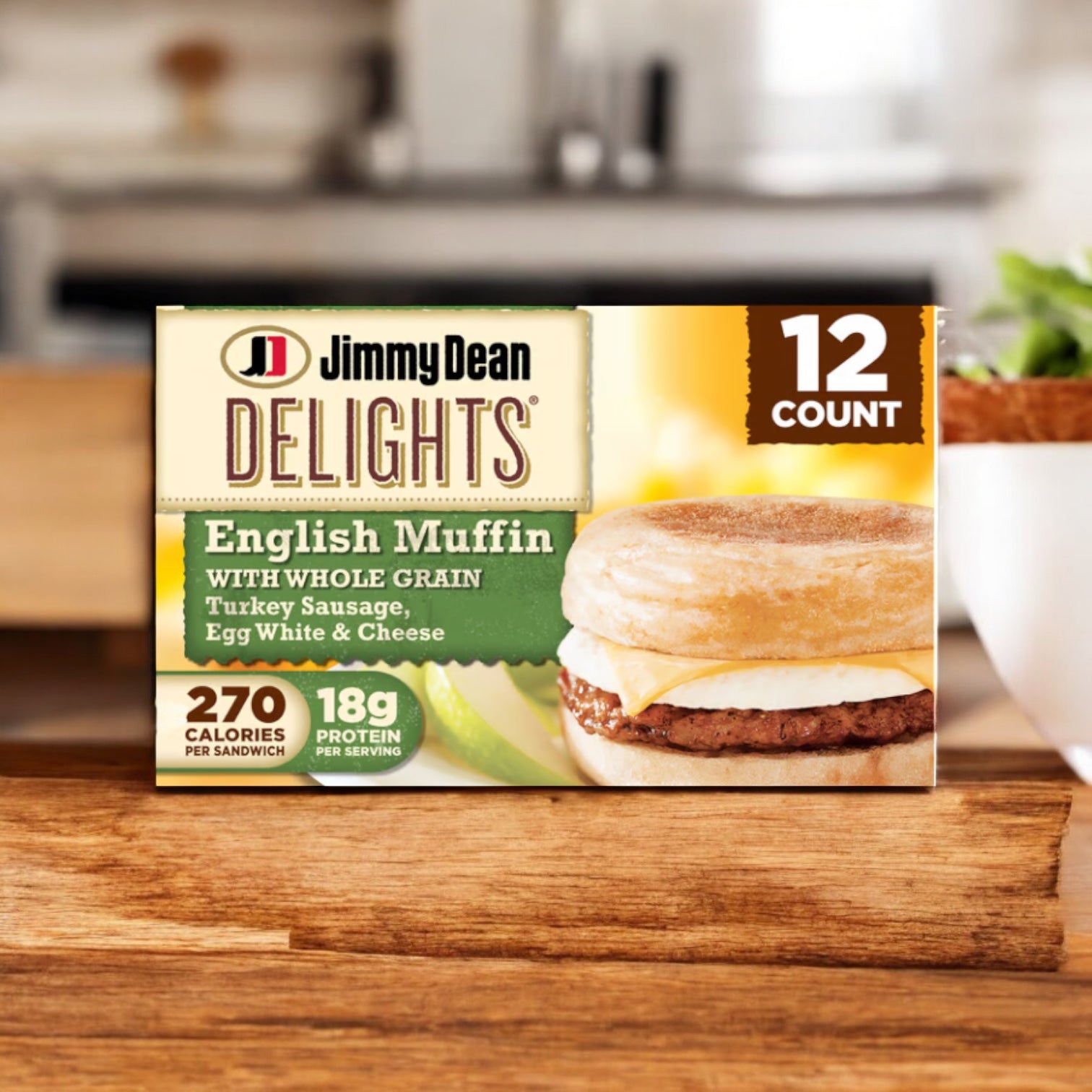 Jimmy Dean Delights English Muffin 12 Pack, Count