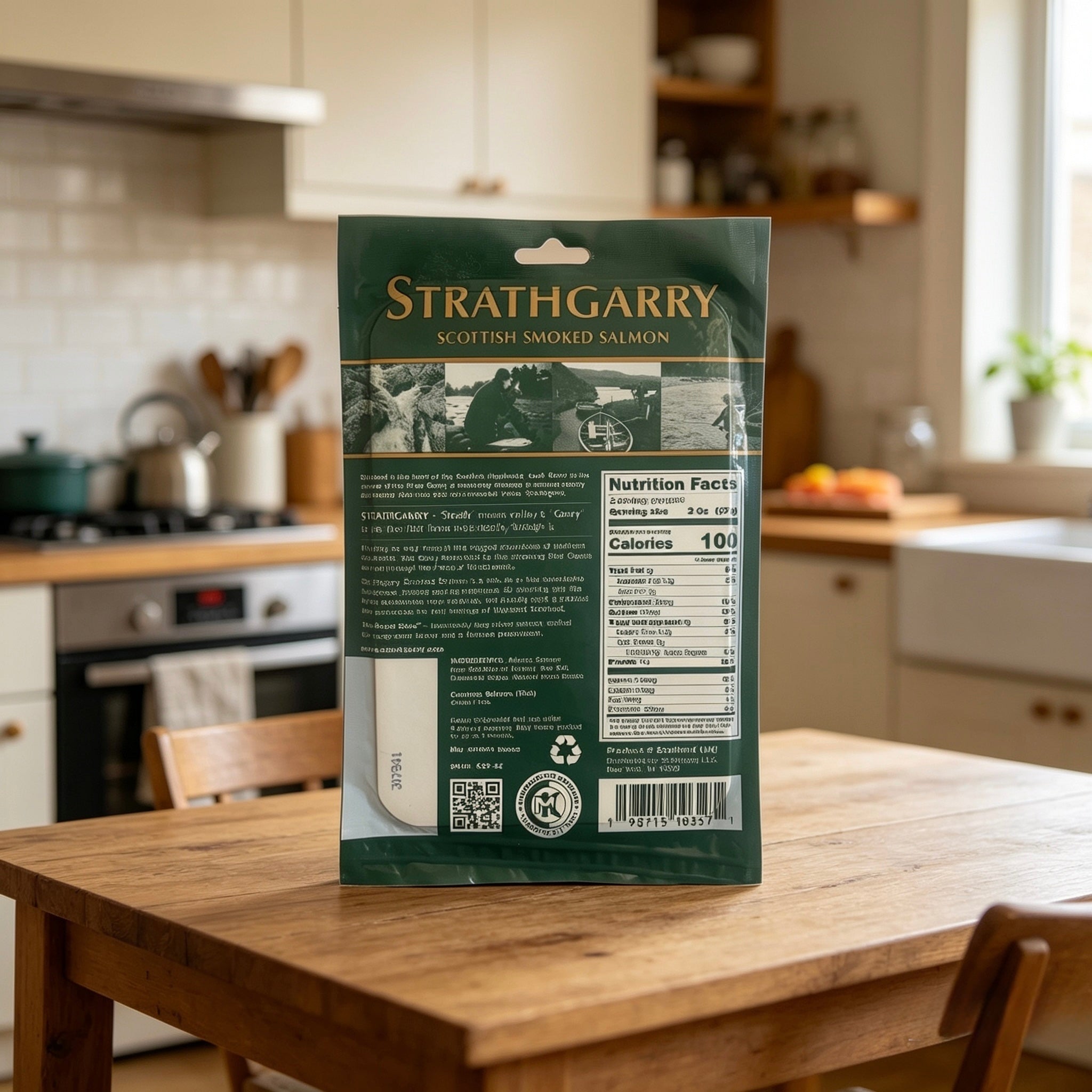 Strathgarry Scottish Smoked Salmon – The Royal Slice ( 1 count pack )