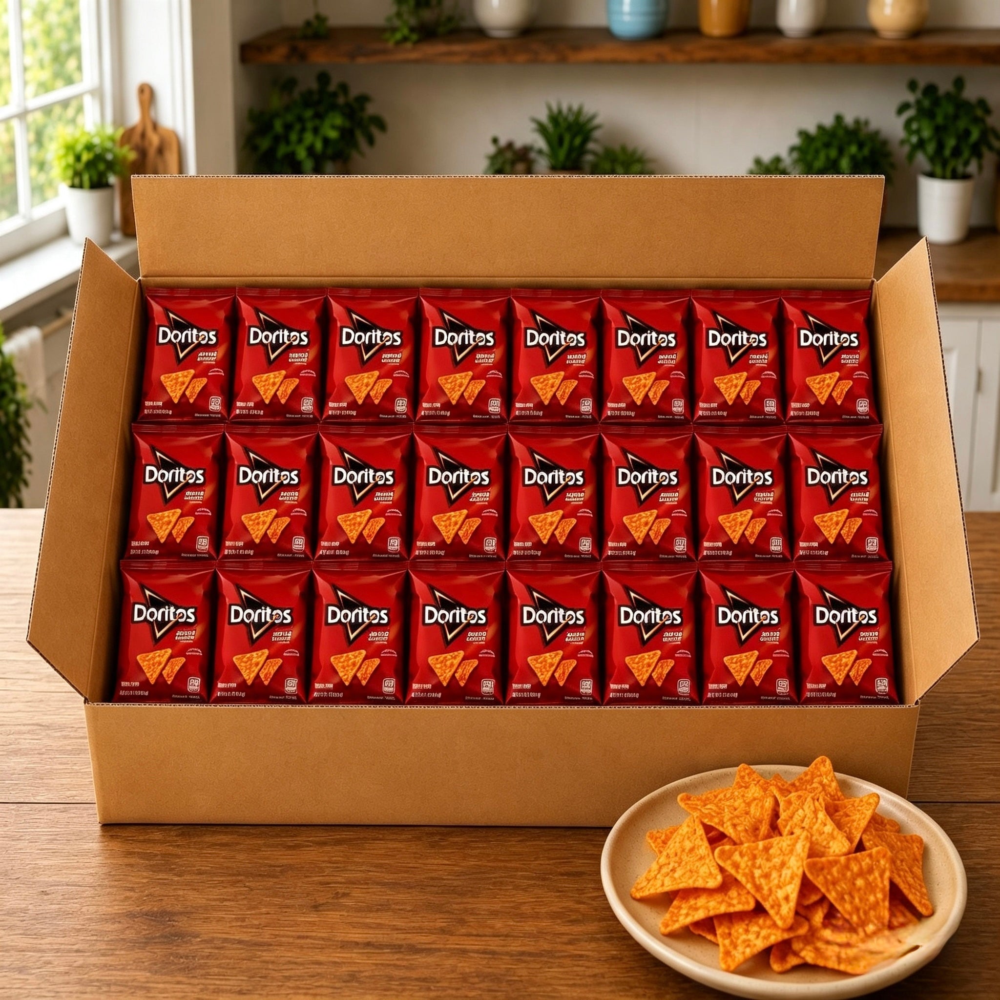 Nacho Cheese Doritos- 24 Count-2.5 Oz- 1 Case