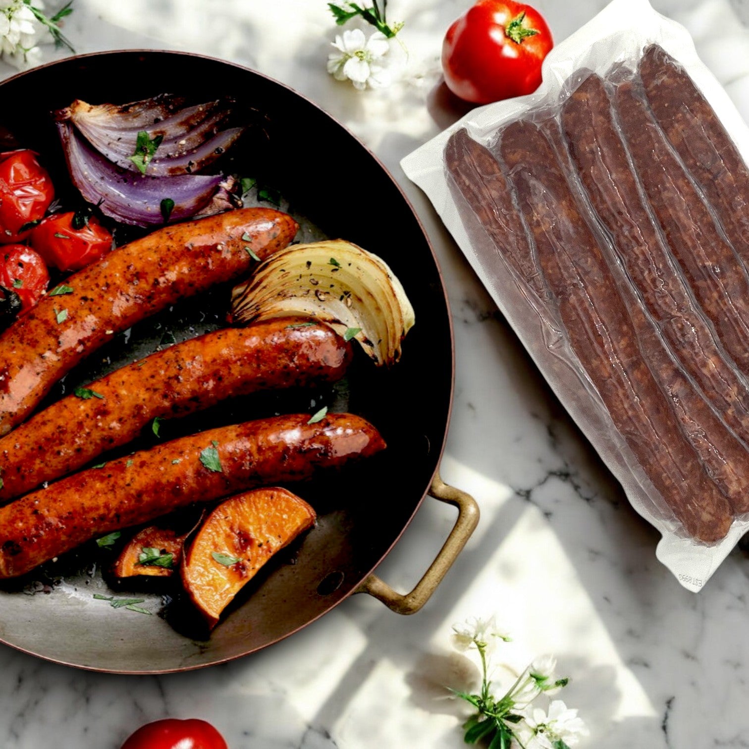 Amylu Sausage Chicken Andouille Links, 10 Box - Main Image