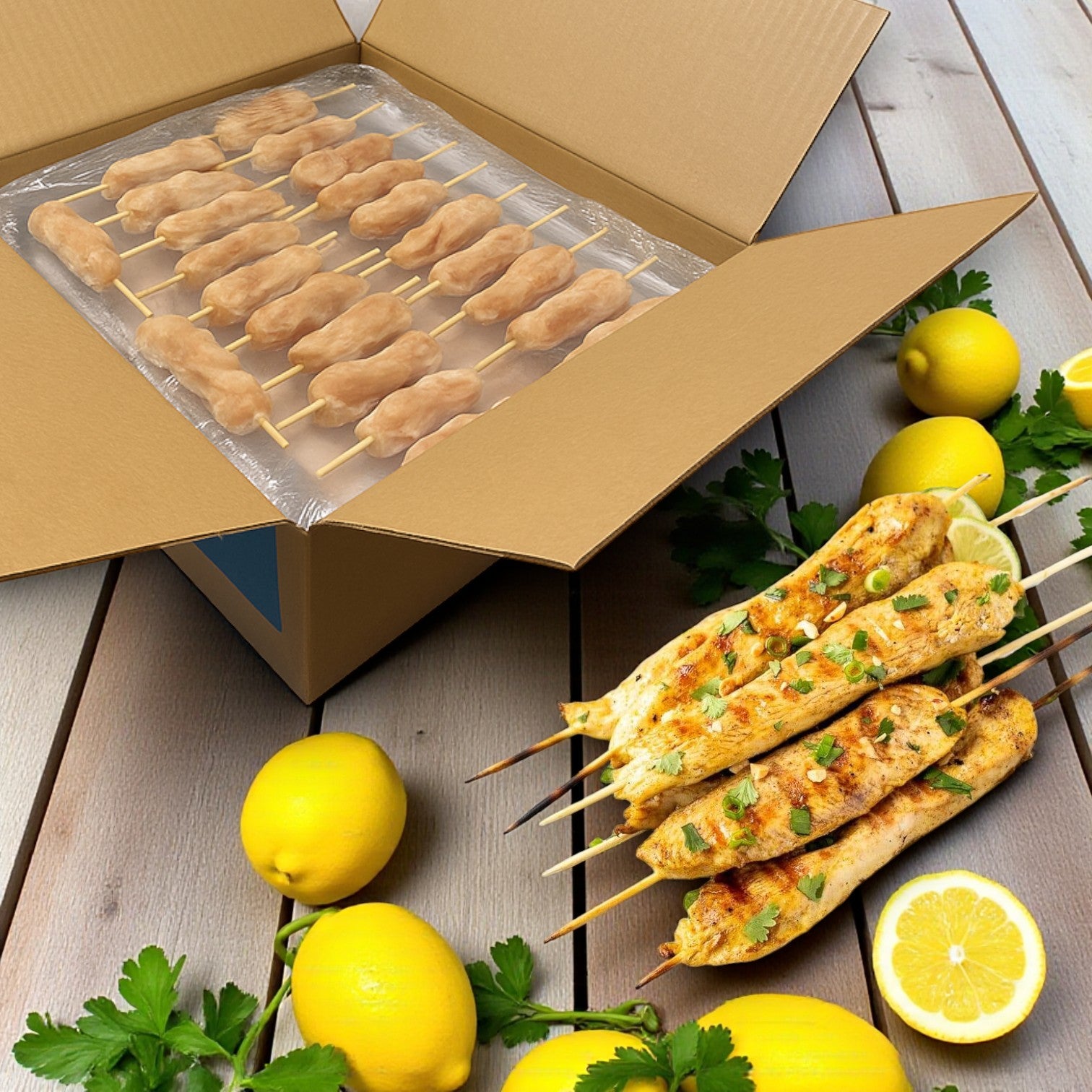 Chicken Thai Satay Appetizer – Trays of 20 Count (Frozen) Sysco Impe