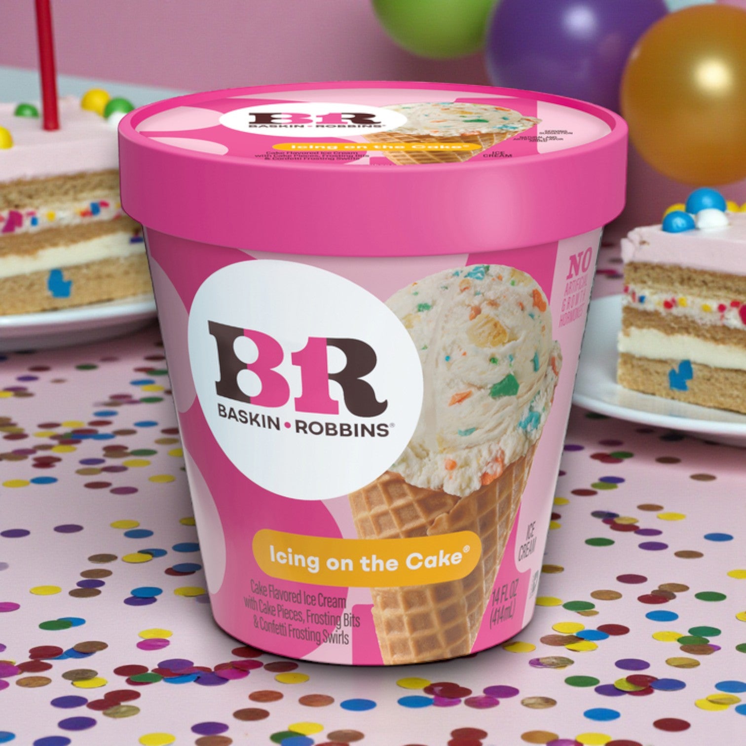 Baskin-Robbins Icing on the Cake Ice Cream – 14 fl oz