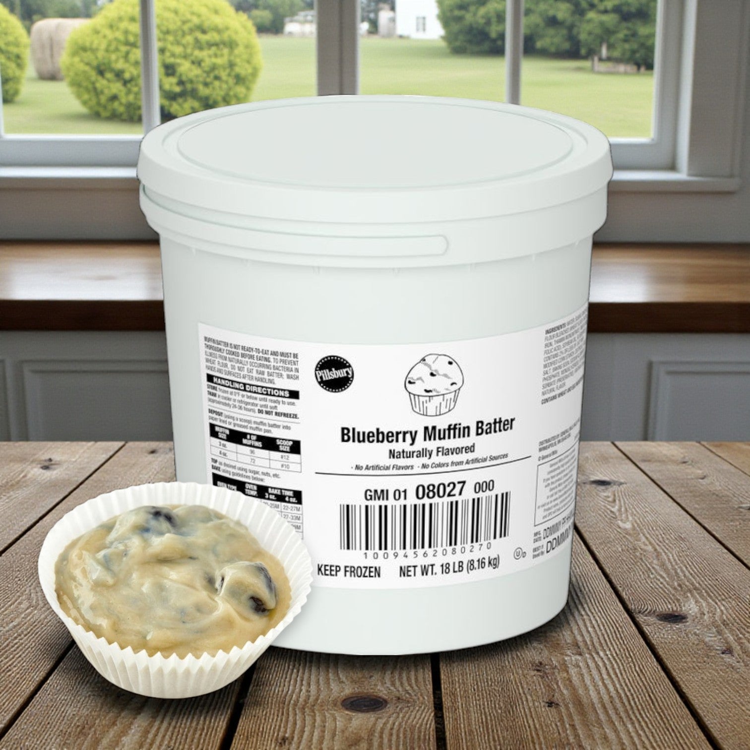 Pillsbury Blueberry Muffin Batter – 18 lb Bulk Pack