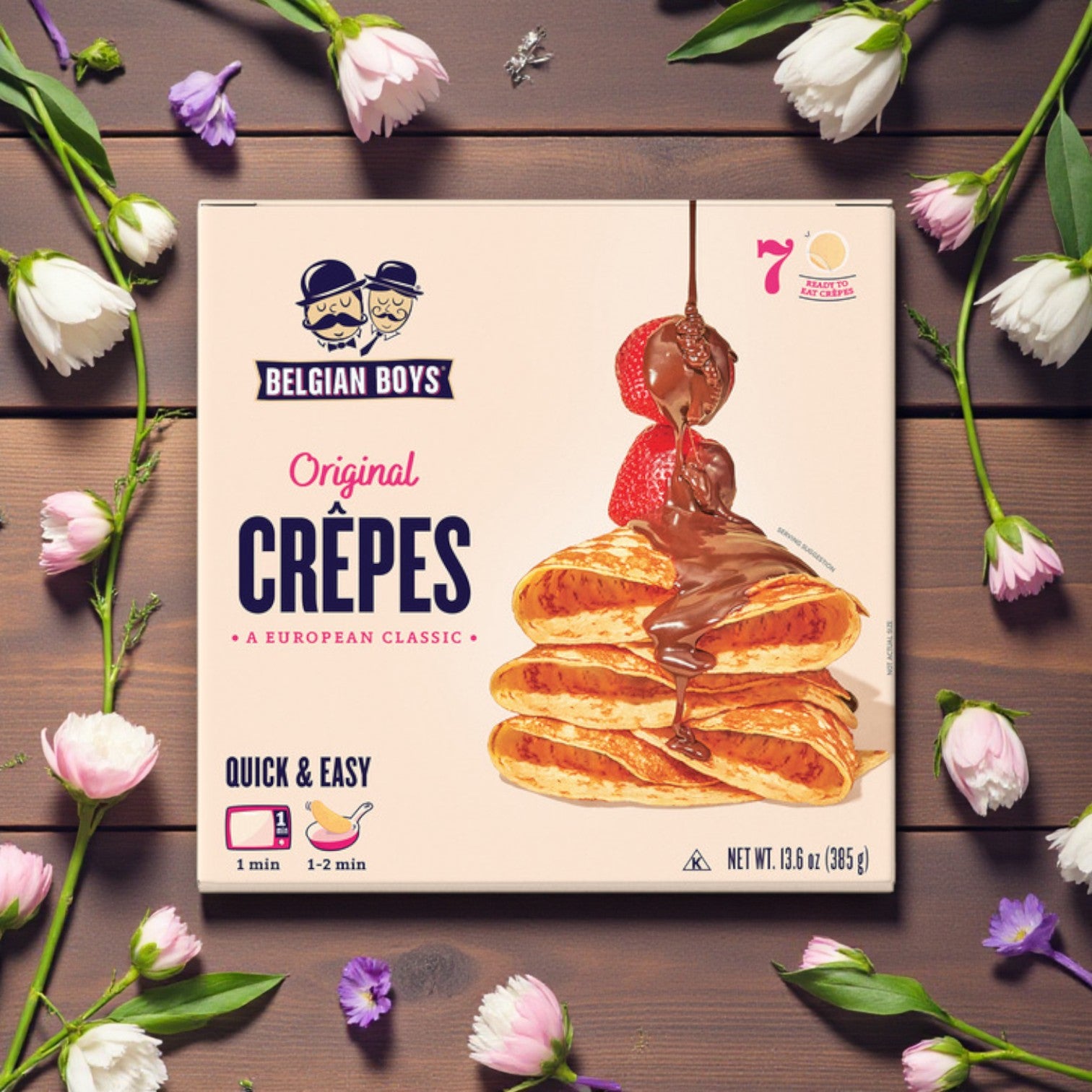 Belgian Boys Refrigerated Original Crepes – 7 Count