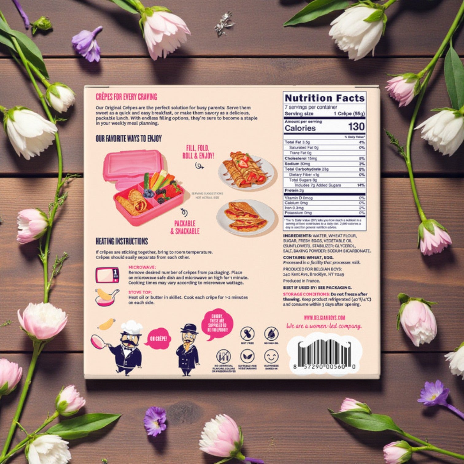 Belgian Boys Refrigerated Original Crepes – 7 Count