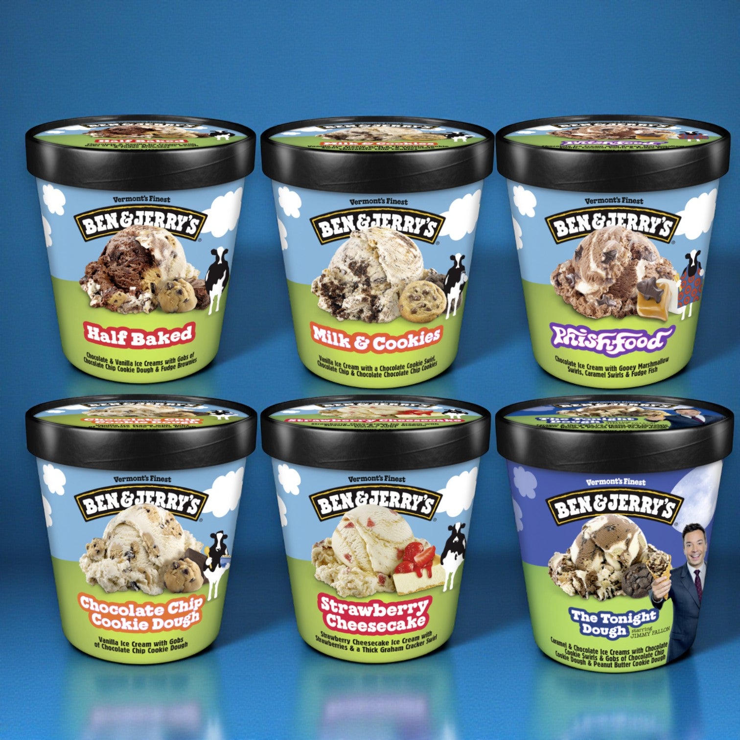 Ben & Jerry's Ice Cream Variety Pack – 6 Pints