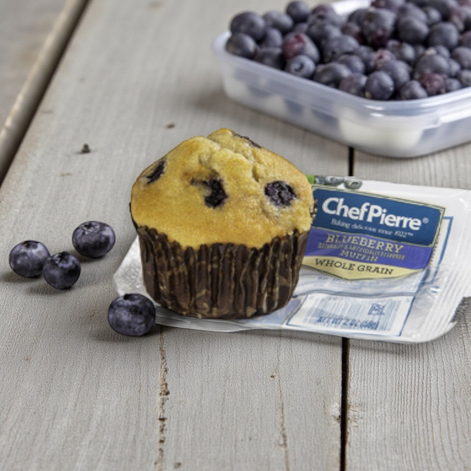 Chef Pierre Whole Grain Blueberry Muffins – 48/2 oz