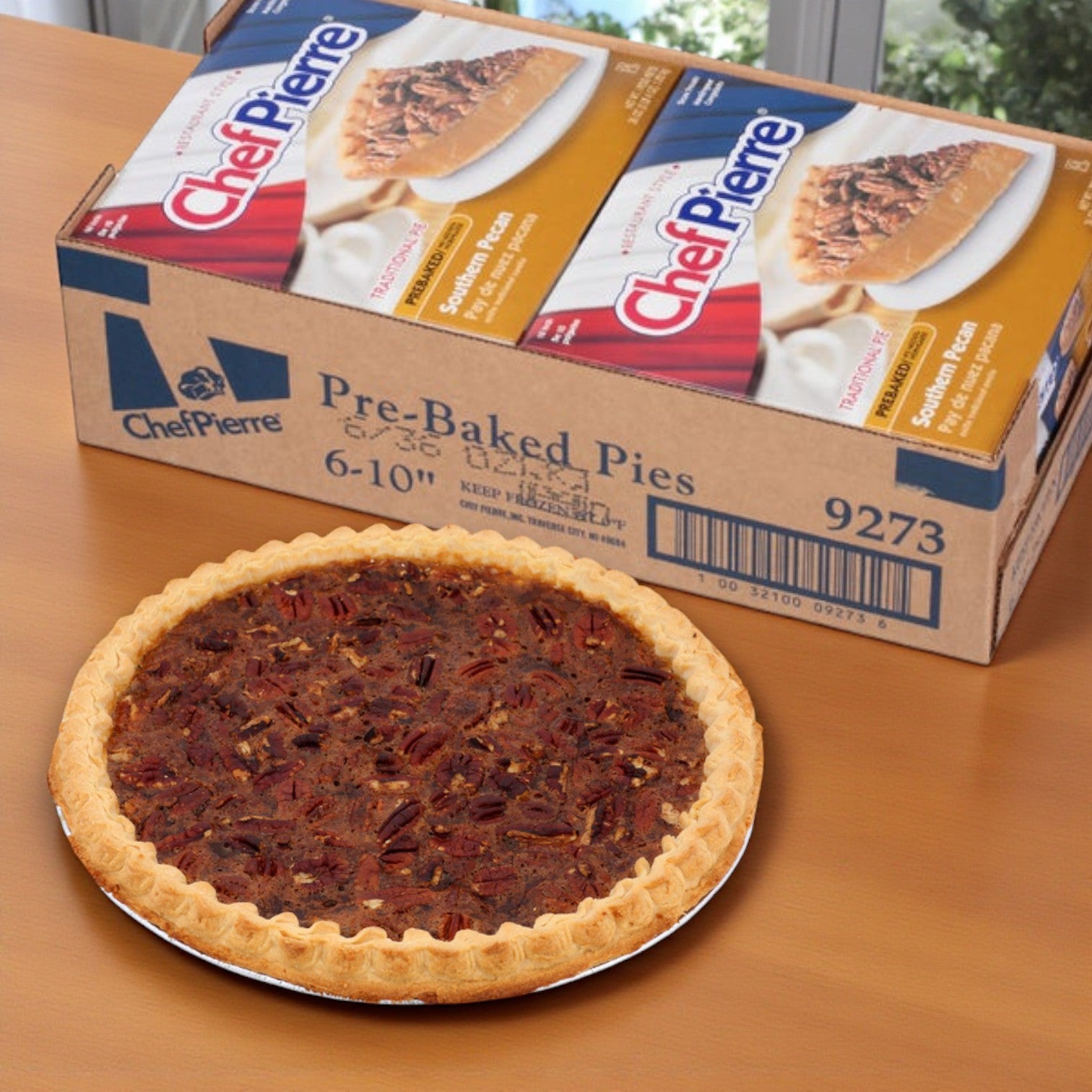 Chef Pierre Southern Pecan Pie – 10 Inch, 6/36 oz