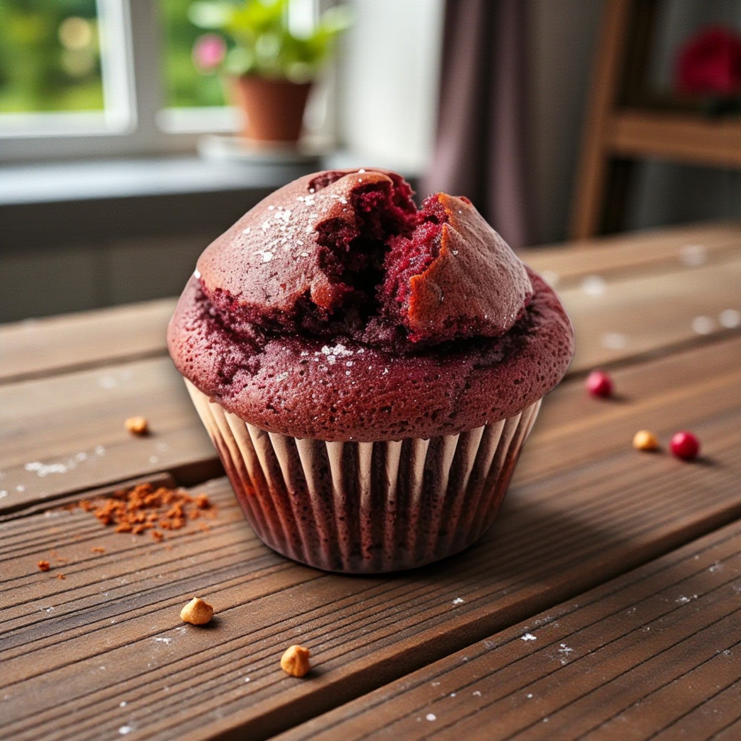 Chef’s Quality – Frozen Red Velvet Muffin Batter, 8 lbs (2 Packs)