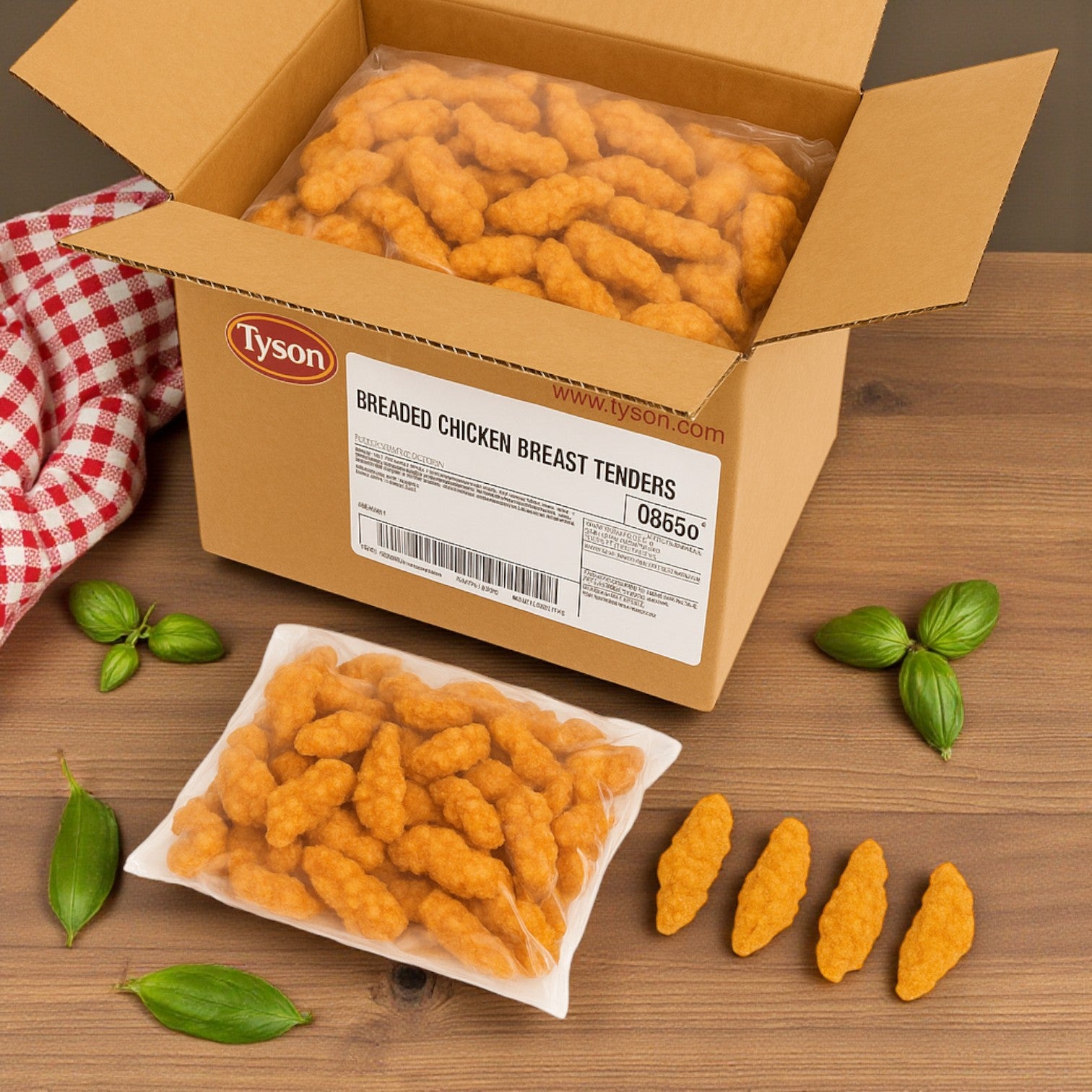 Tyson Foods Gluten Free Chicken Tenderloins Breaded 5 lb Bag - 2 Count