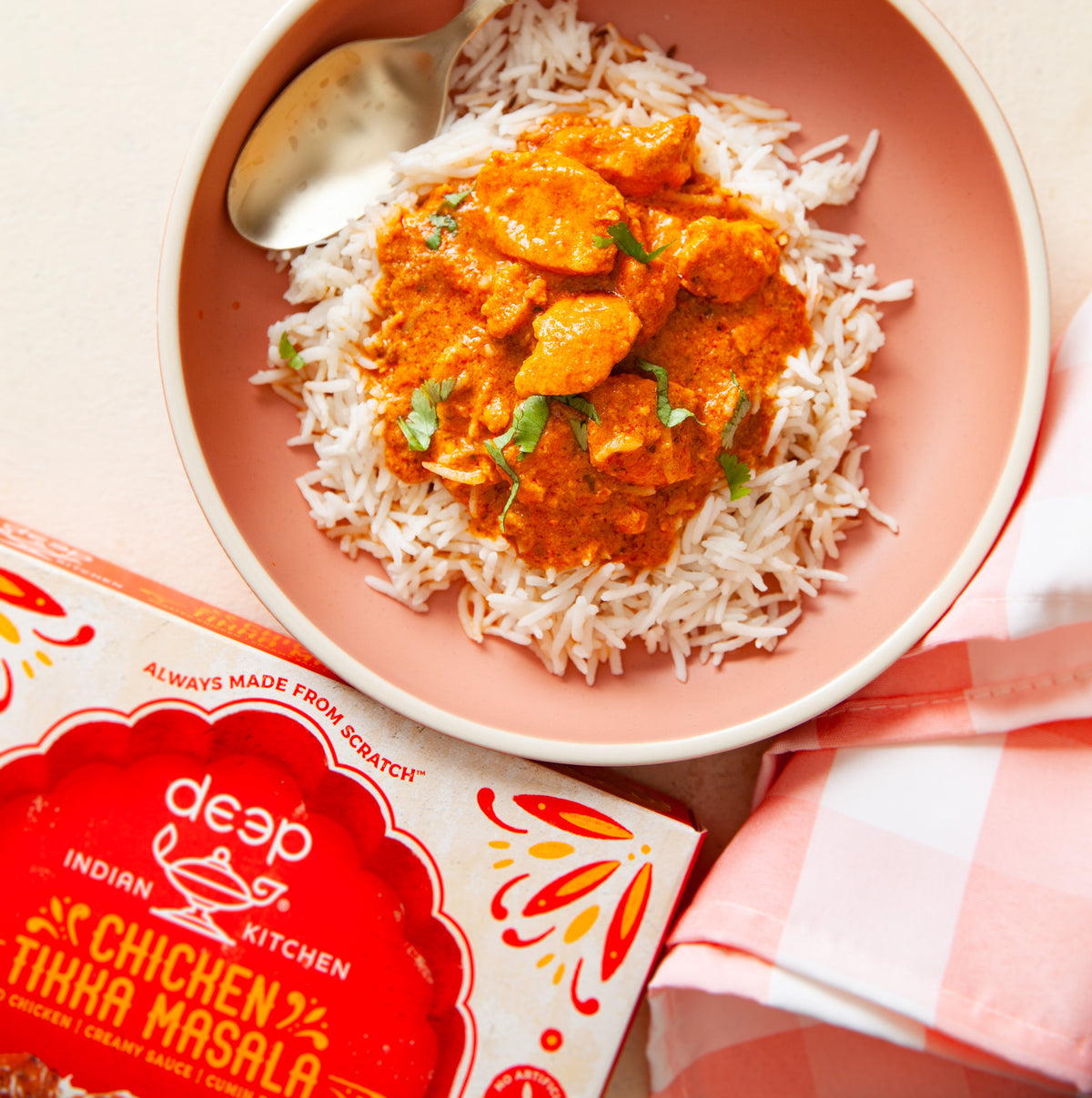 Deep Indian Kitchen Chicken Tikka Masala with Basmati Rice โ 9 oz