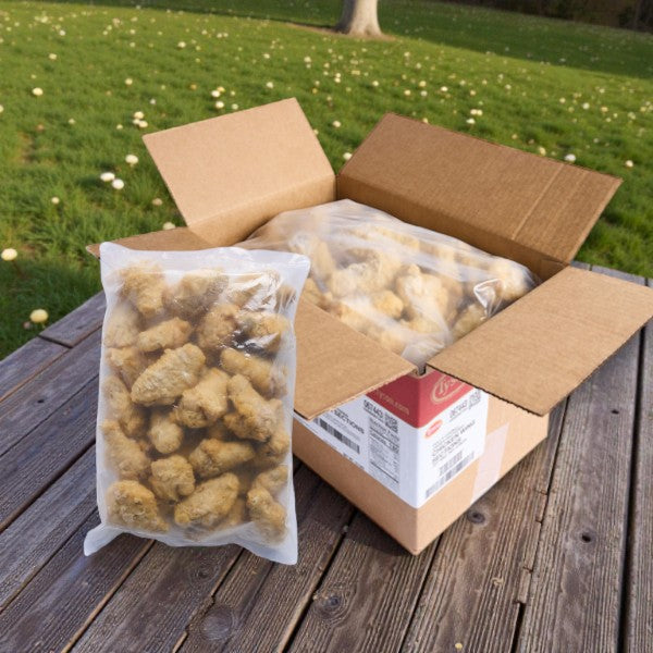 Tyson Foods Crispy Batter Chicken Wings – Fully Cooked (3 × 5 lb Bags)