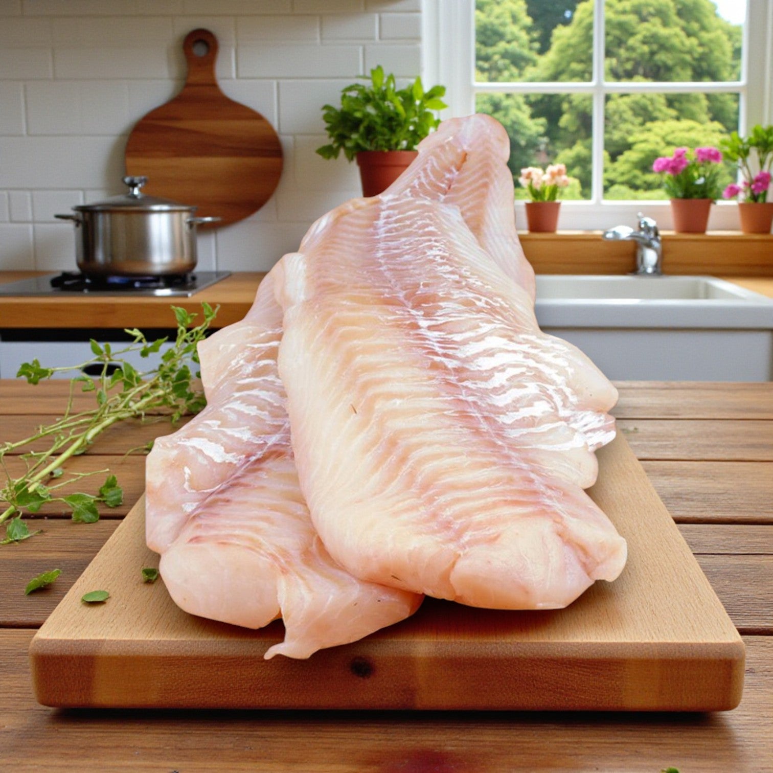 Wild-Caught Cod Fillets — 10 lb Tub