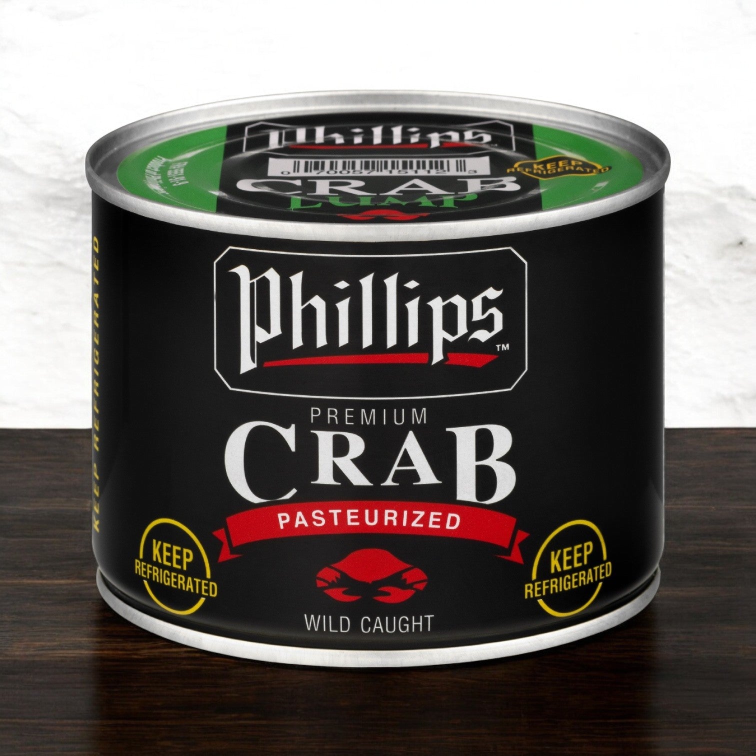 Phillip Foods Crab Meat Lump Pasteurized Southeast Asia 1 lbs. - 1 Case, 6 Cans- 6 Total Pounds
