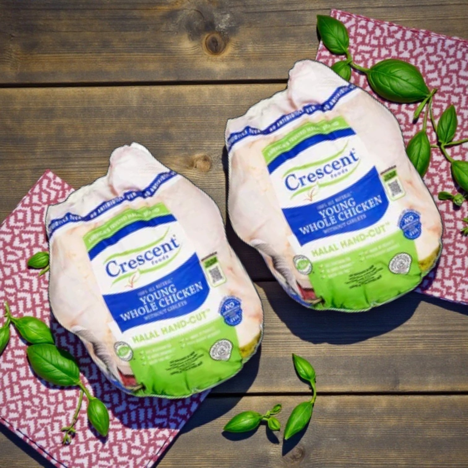 Crescent Foods Halal Chicken Variety Combo – Nuggets, Whole Chicken & Breaded Tenders