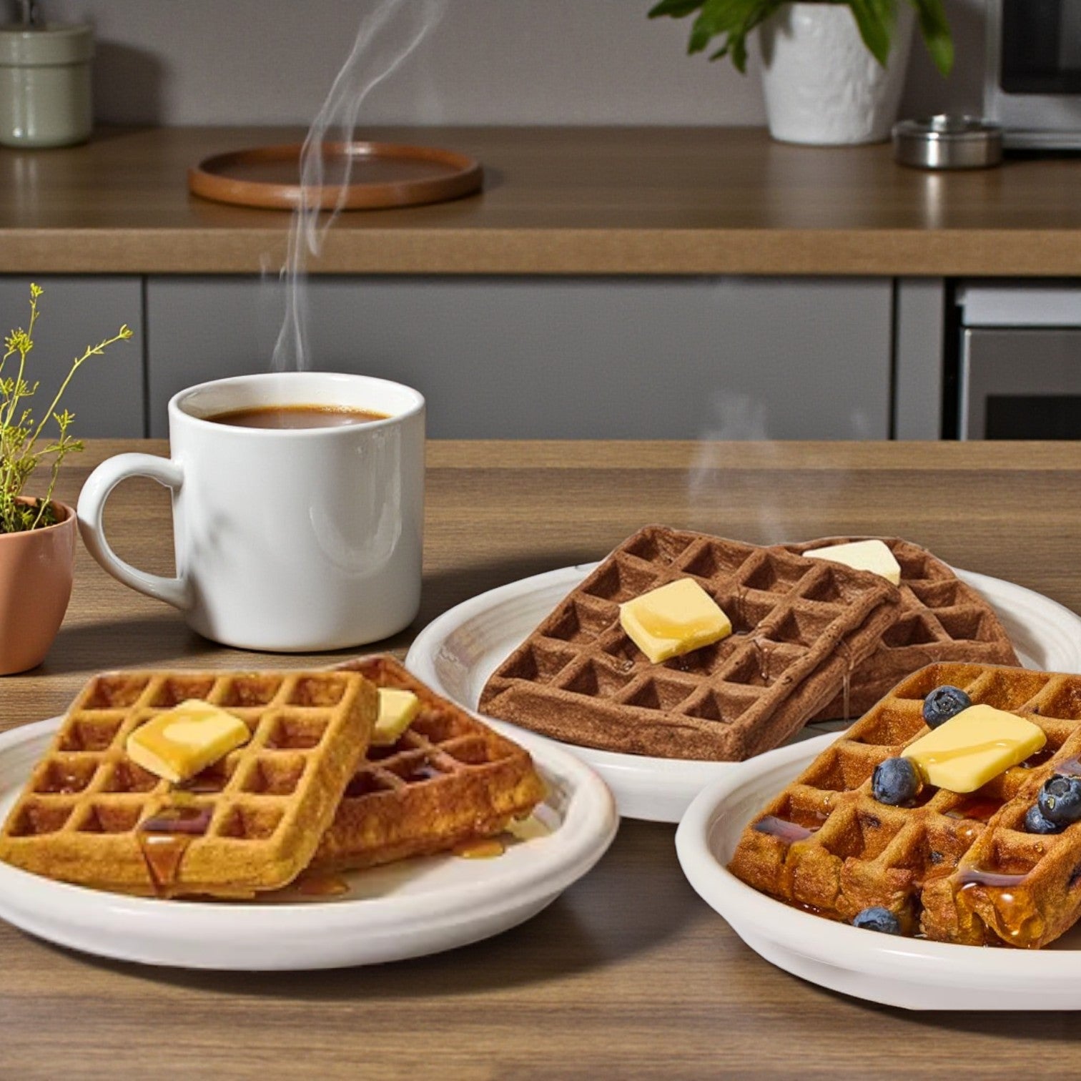 Evergreen Thick & Fluffy Waffles Variety Combo
