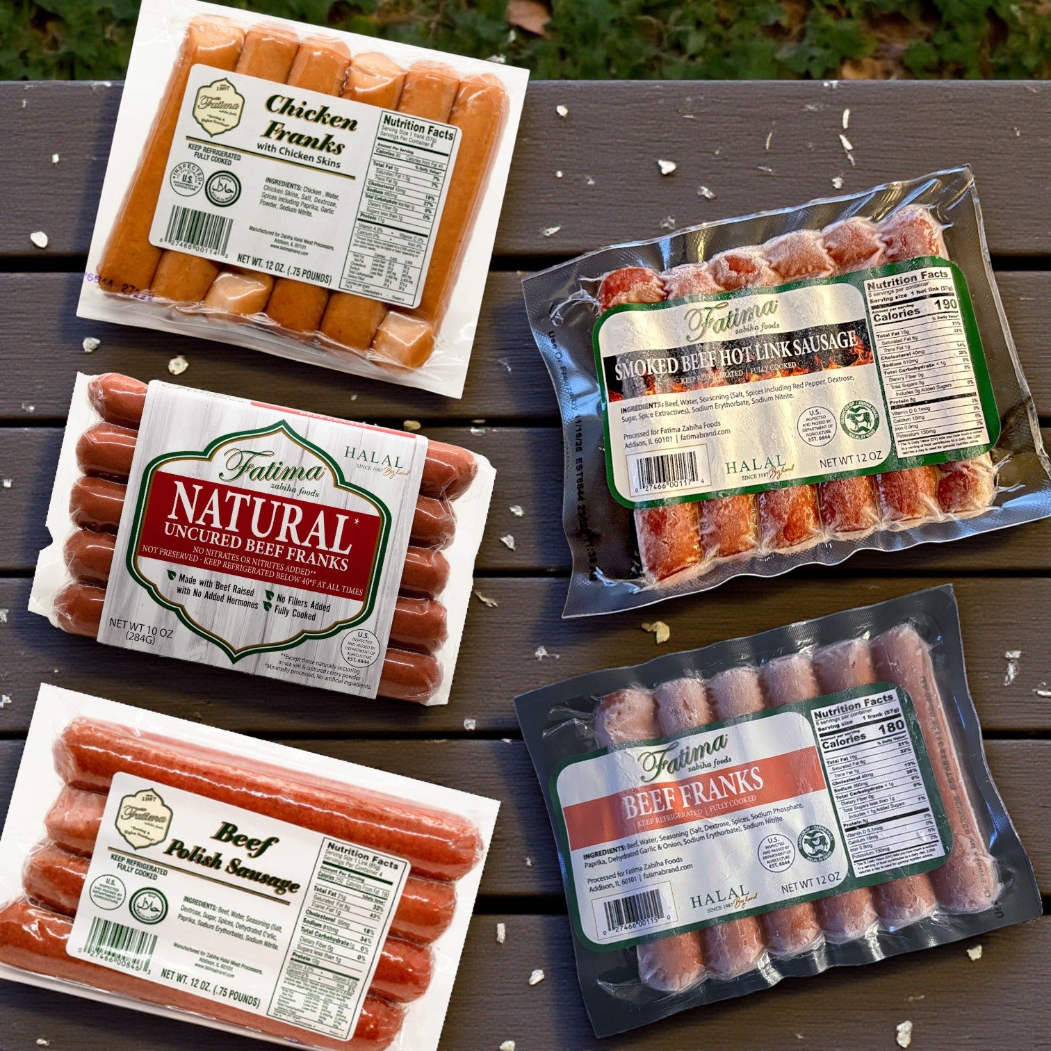 Fatima Halal Sausage & Franks Variety Combo