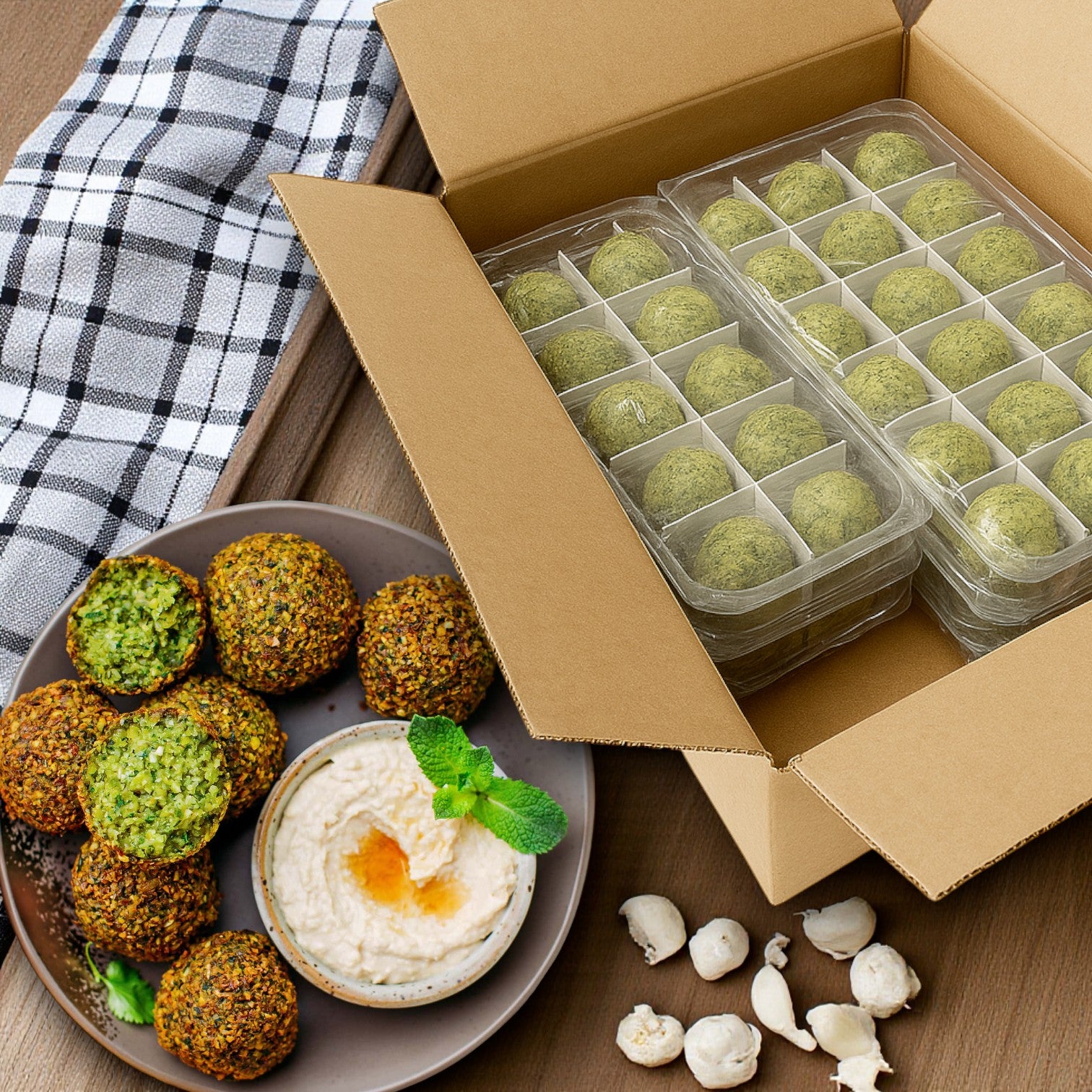 Van Lang Appetizer Vegetable Falafel – 1/200 CT