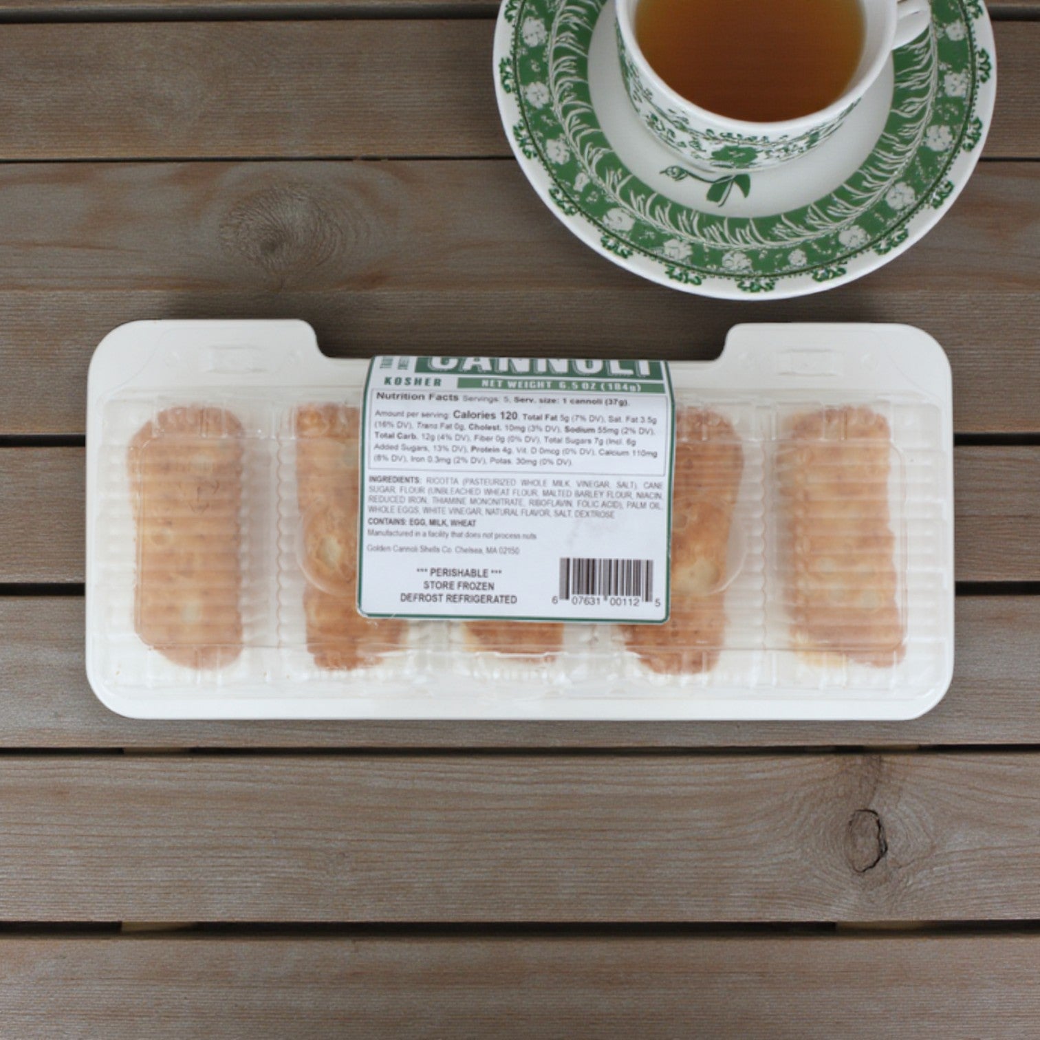 Golden Cannoli Traditional Cannoli – 5 Pack, 6.5 oz (3 Pack)