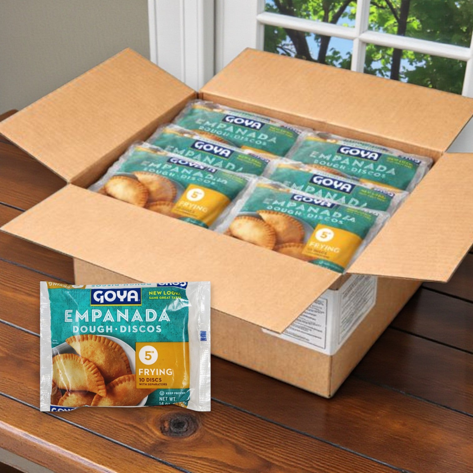 Goya Frozen Discos for Empanadas – 24 Count (14 oz total)