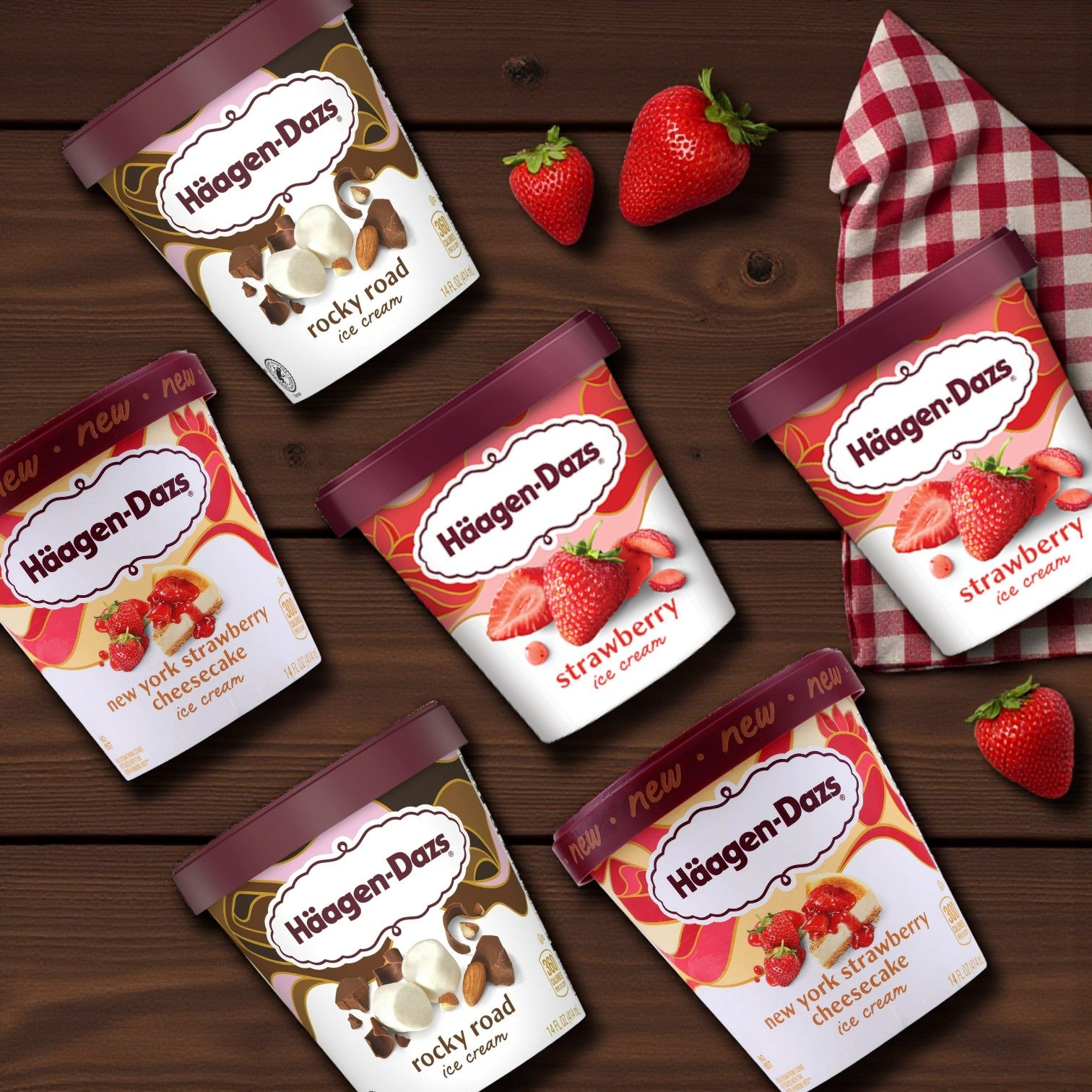 Häagen-Dazs Ice Cream Combo Pack – 6 Total Pints!