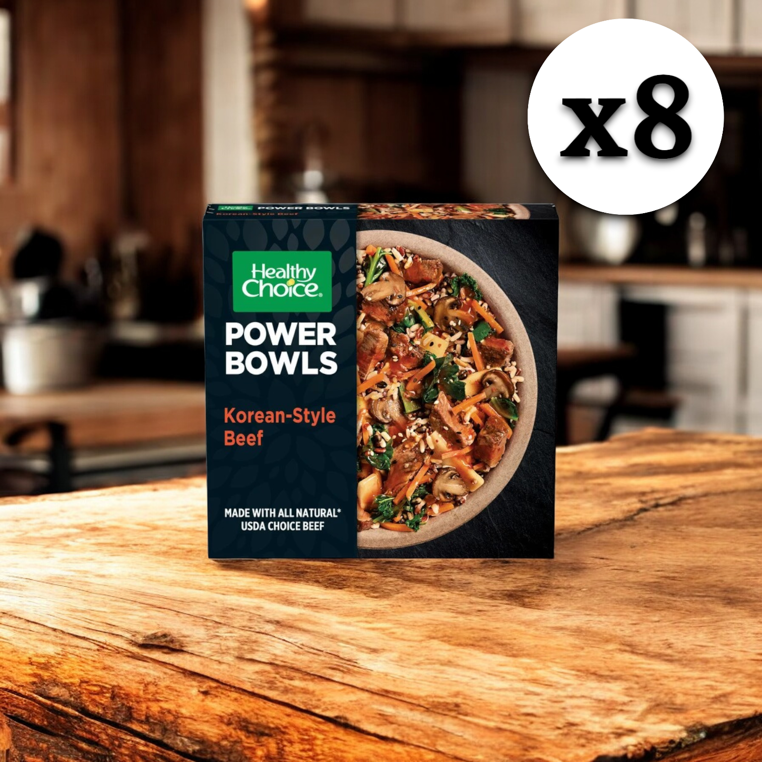 Healthy Choice Power Bowls Korean Beef 9.5 oz. 8 Count