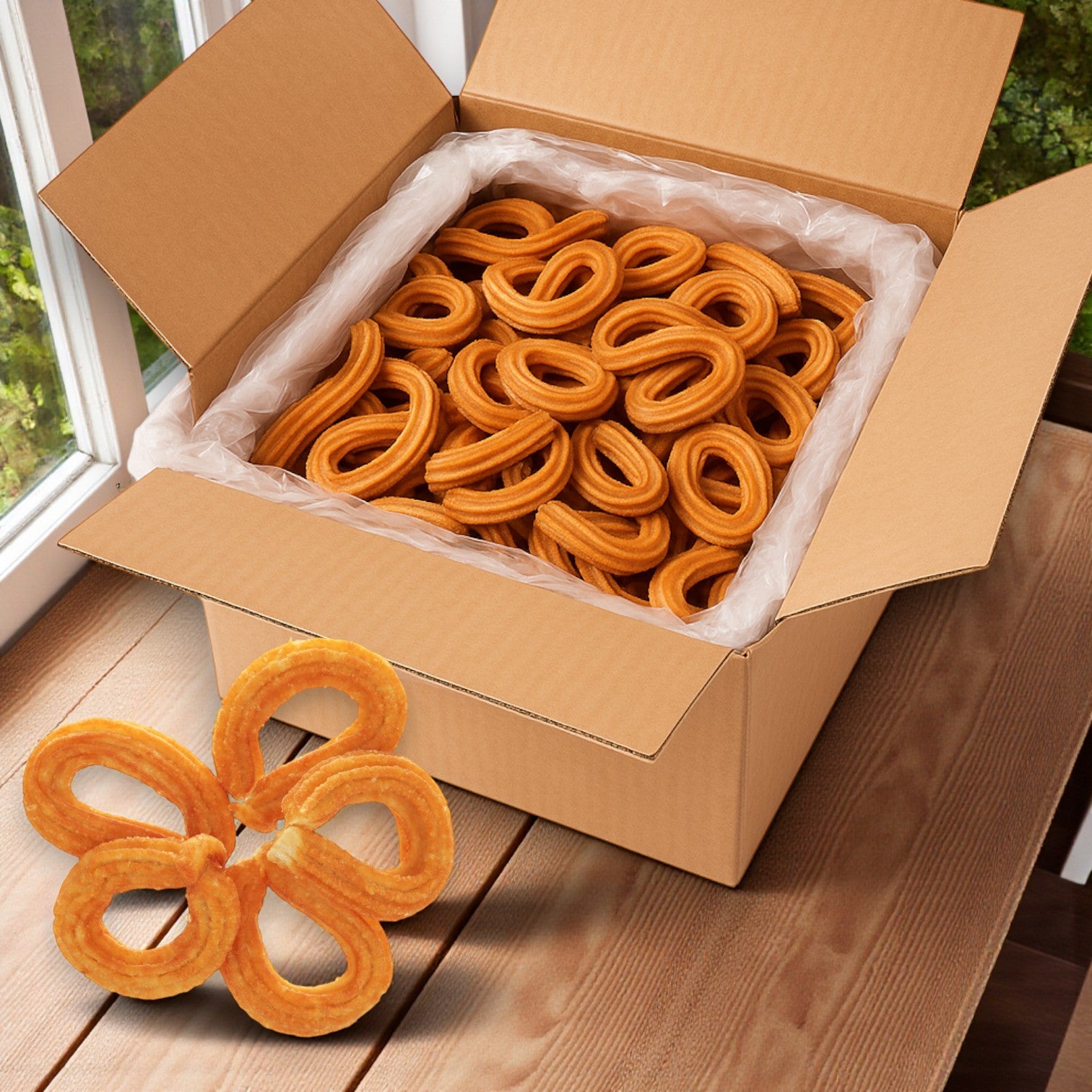 Hola Churro® – Churro Mexican Loop 3 Inch - 250 count