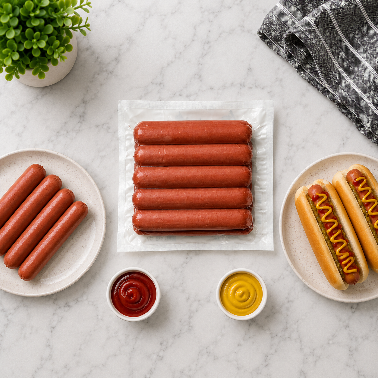 True Story Organic Grass-Fed Beef Uncured Hot Dogs, 15 oz, 1 Count
