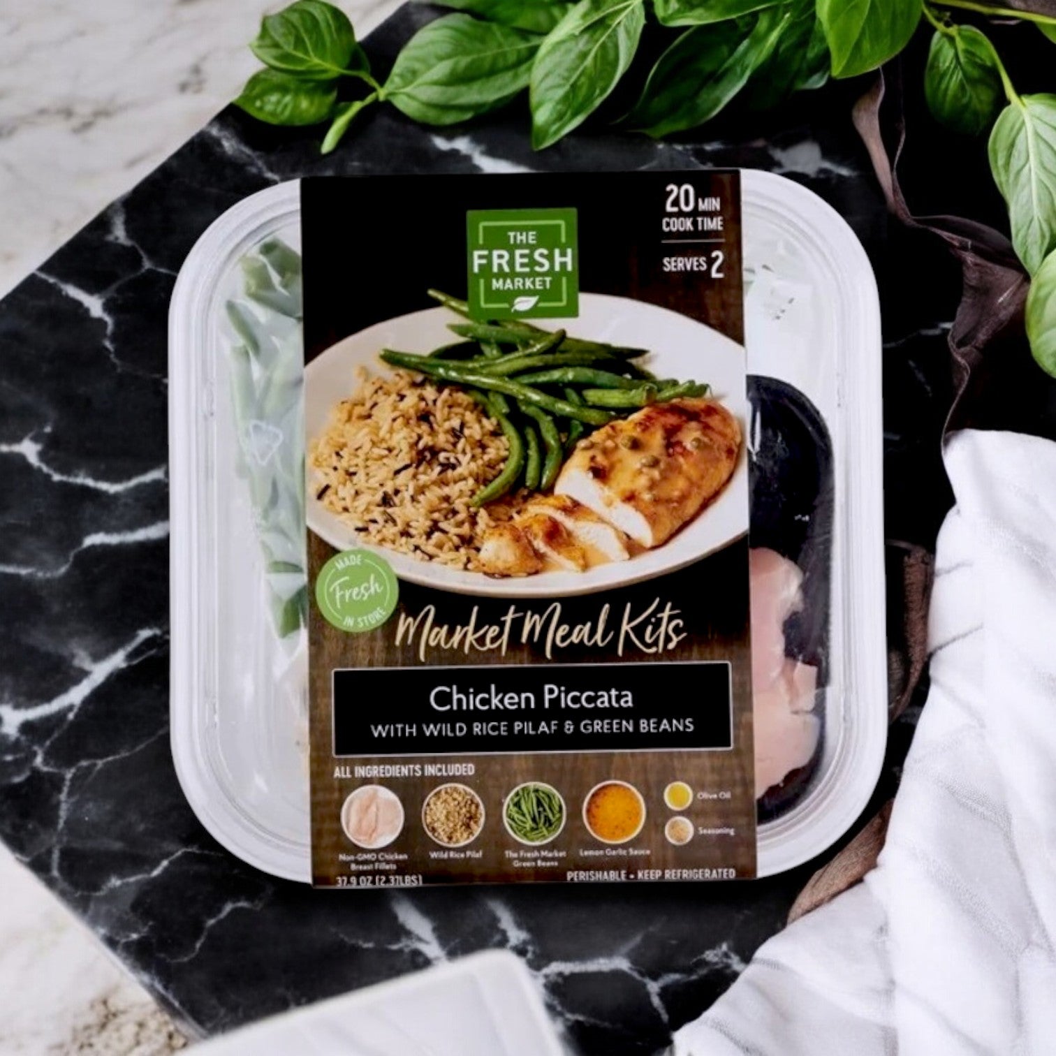 The Fresh Market Chicken Piccata Market Meal Kit – 37.91 oz