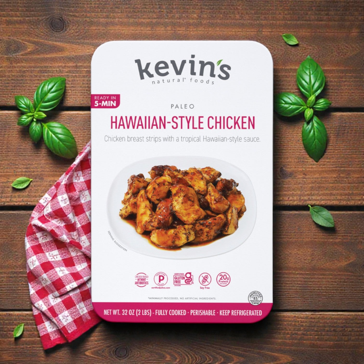 Kevin’s Hawaiian Style Chicken, 32 oz (3 Packs)