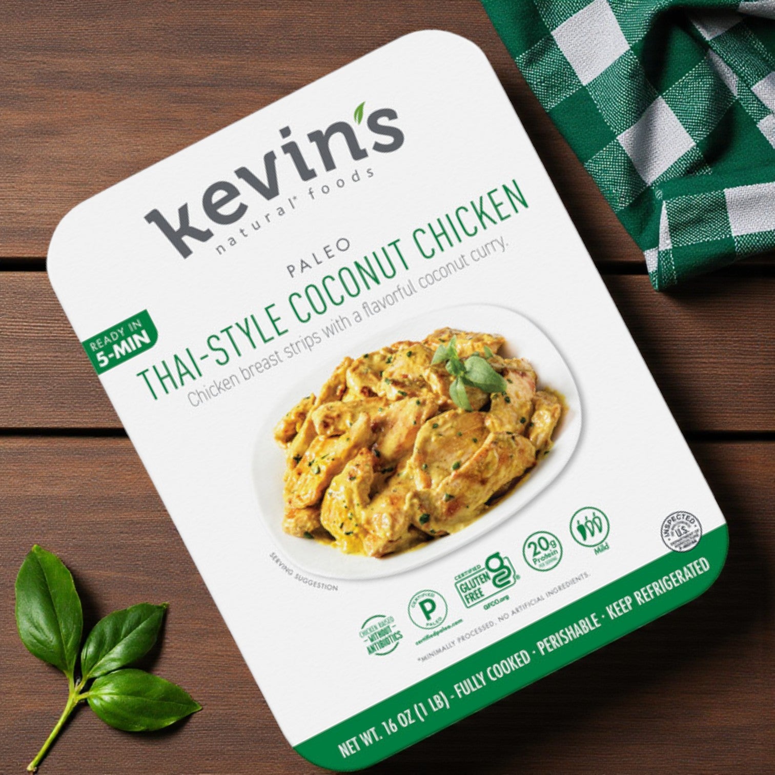 Kevin’s Natural Foods Chicken Variety Combo – 5 Pack, 16 oz Each