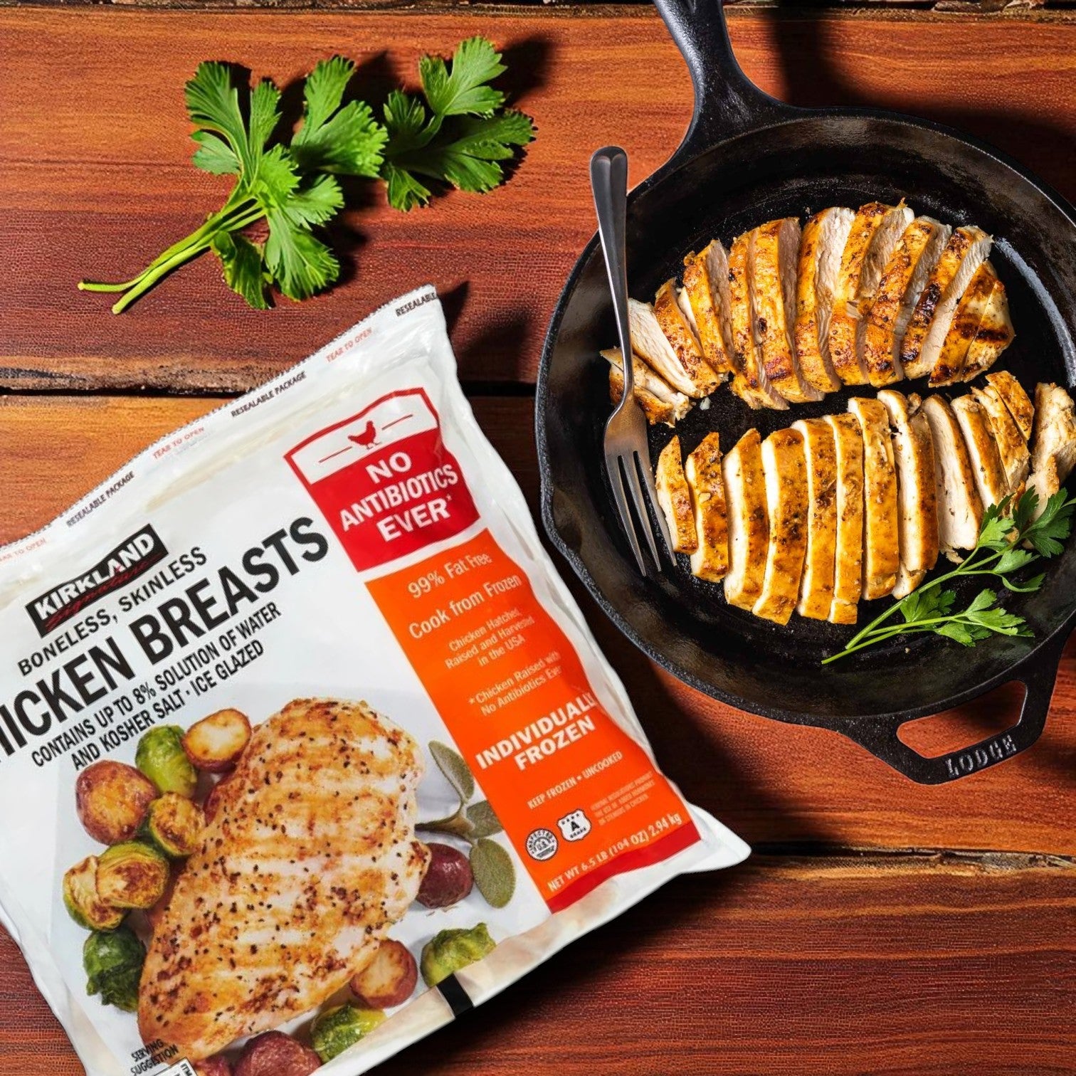 Kirkland Signature Boneless Skinless Chicken Breasts – 6.5 lbs