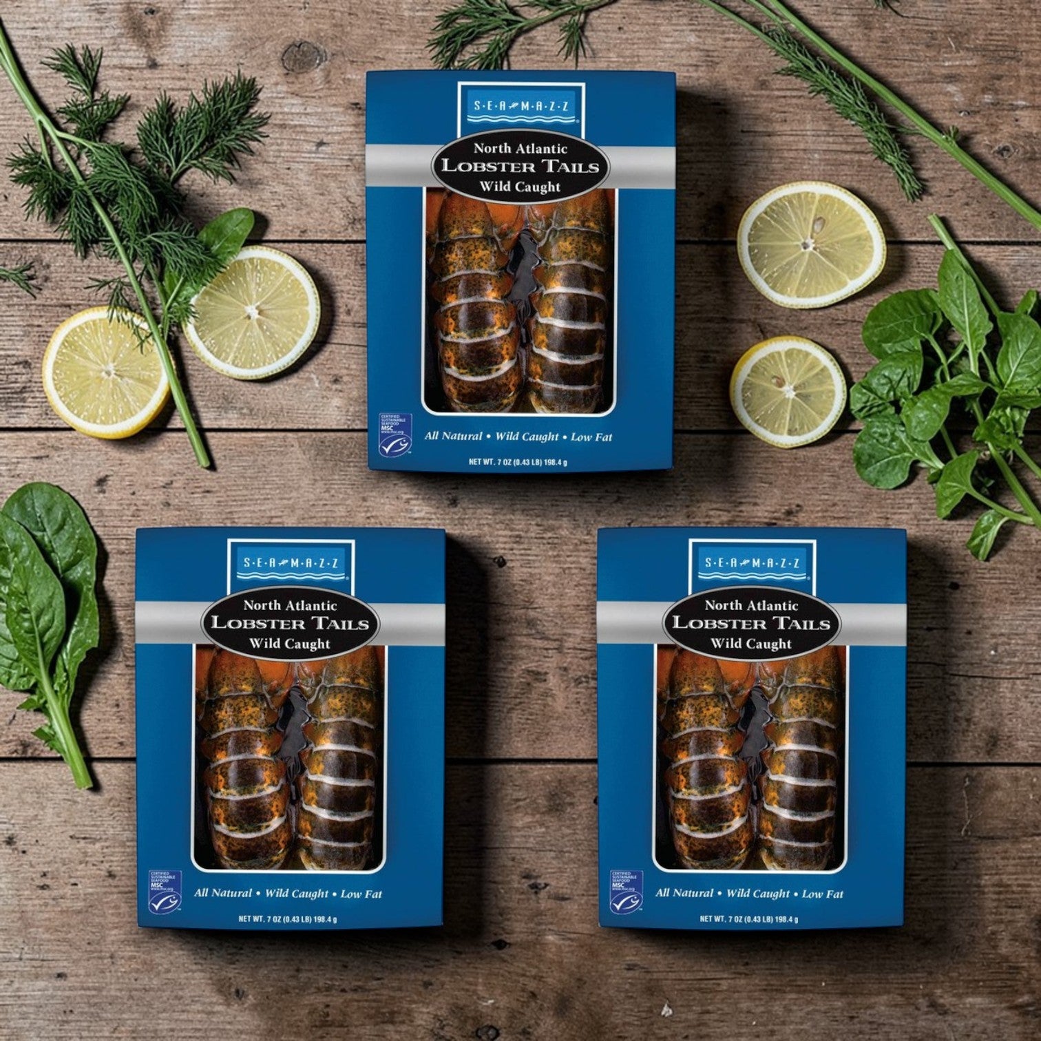 Seamazz Lobster Tails – 3 Pack Premium Bundle (7 oz Each)