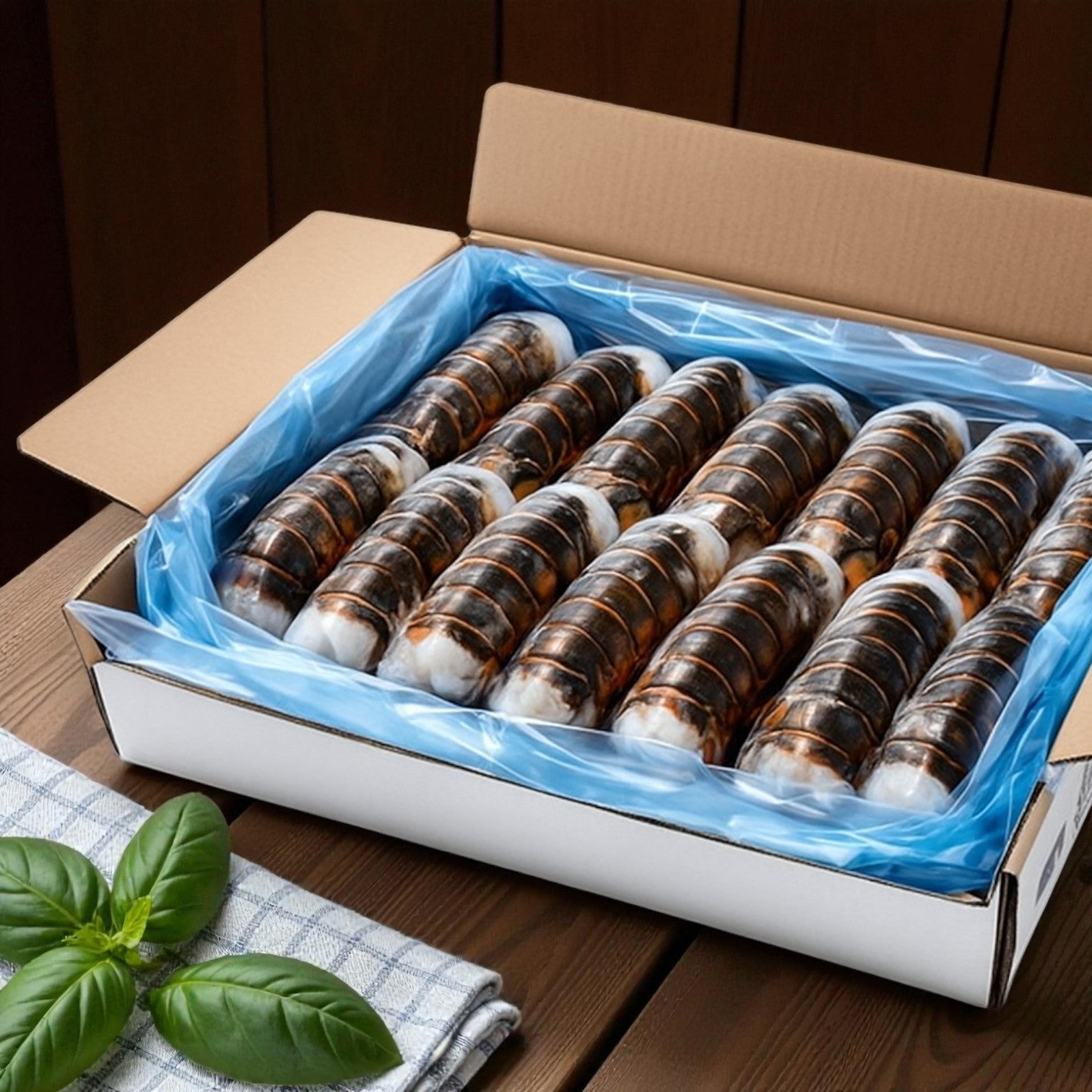 Shediac Lobster – Raw Lobster Tails, 6–7 oz (1/10 lb Case)