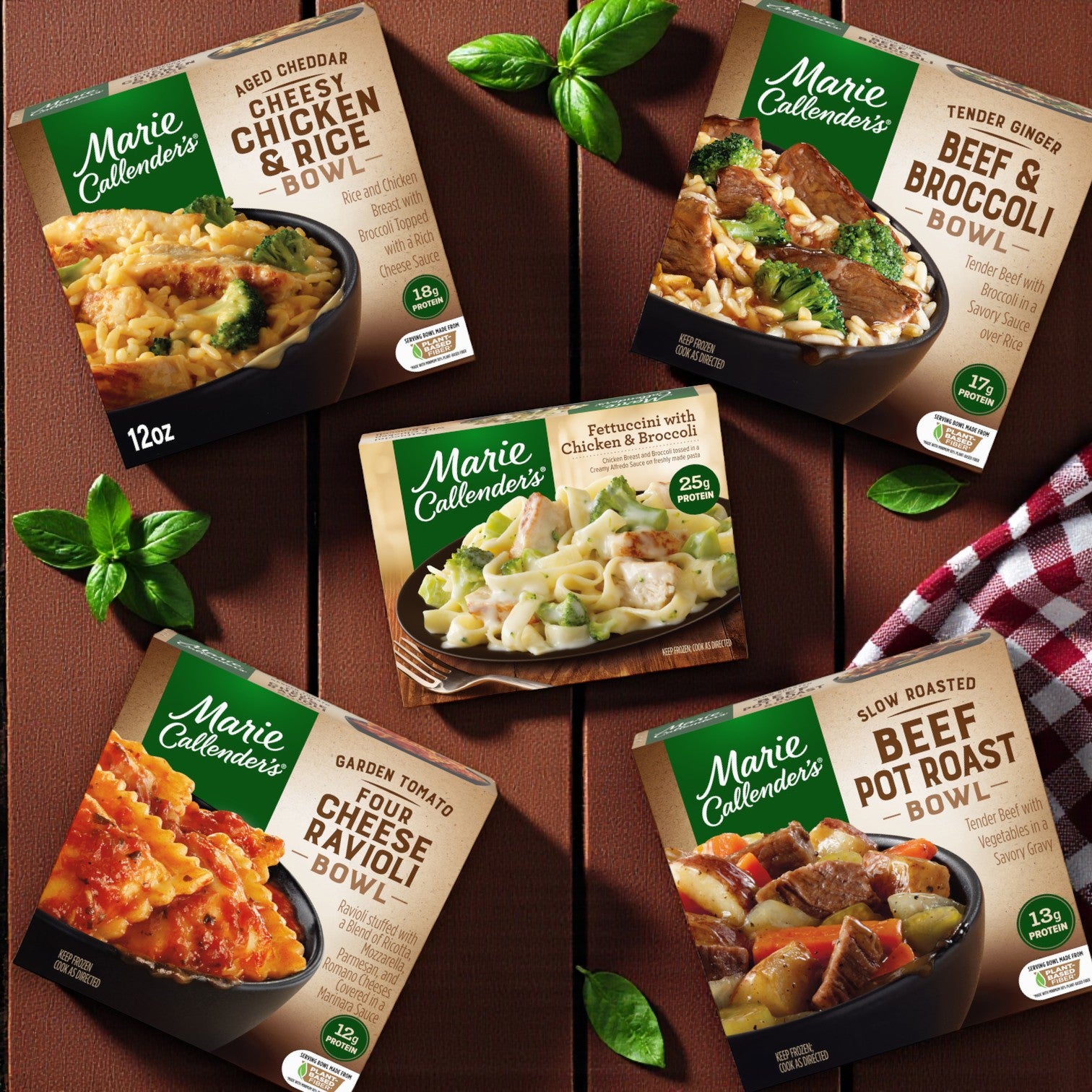 Marie Callender’s Frozen Meal Variety Pack – 5 Delicious Bowls