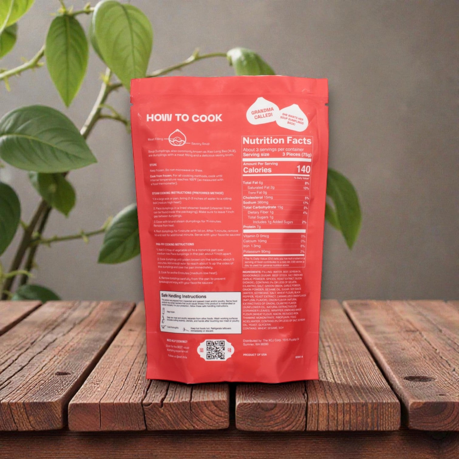 Mila™ Beef Pho Flavor Soup Dumplings (8.8 oz)