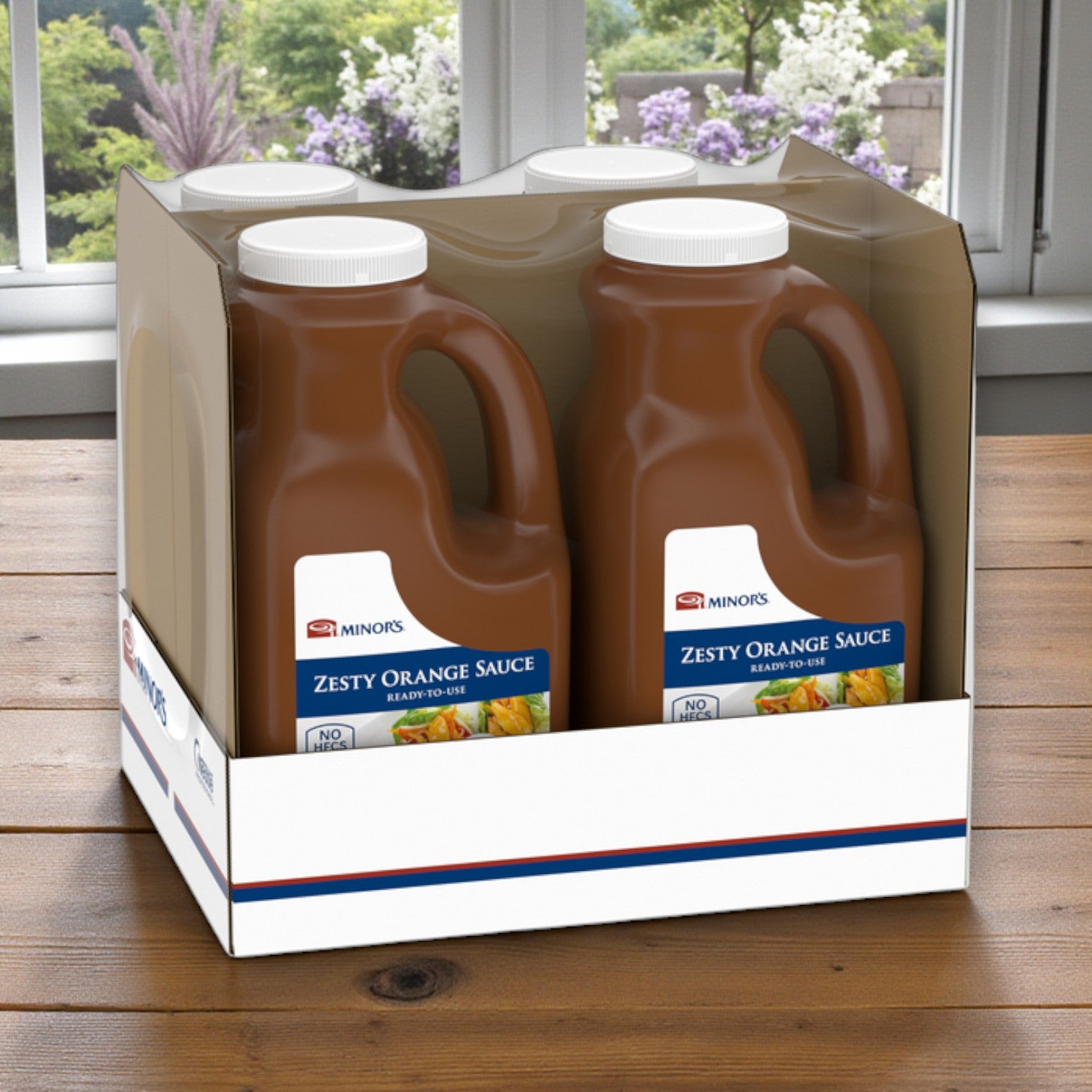 Minor's Orange Zesty Sauce – 4 × 0.5 Gallon