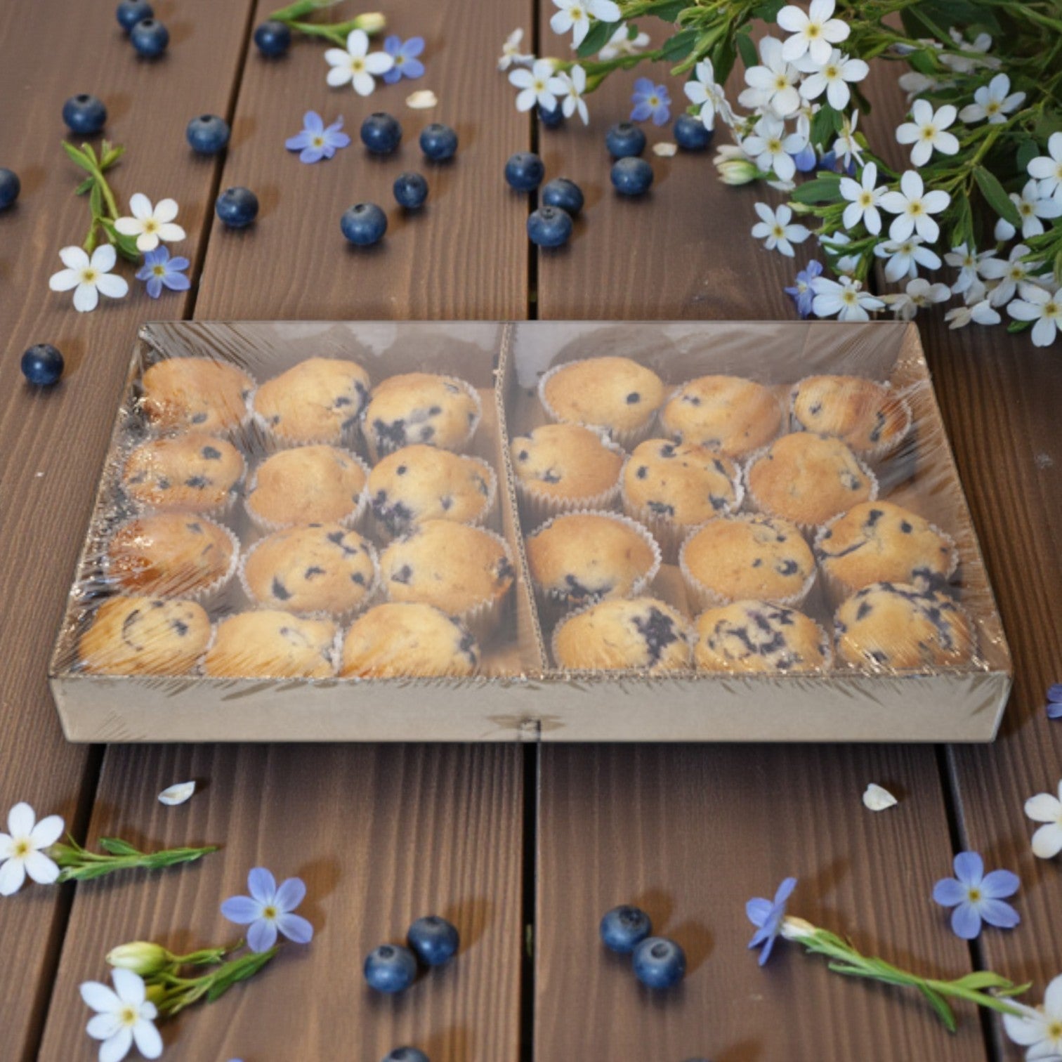 Baker’s Source by Sysco — Blueberry Muffins 72 × 1.5 oz