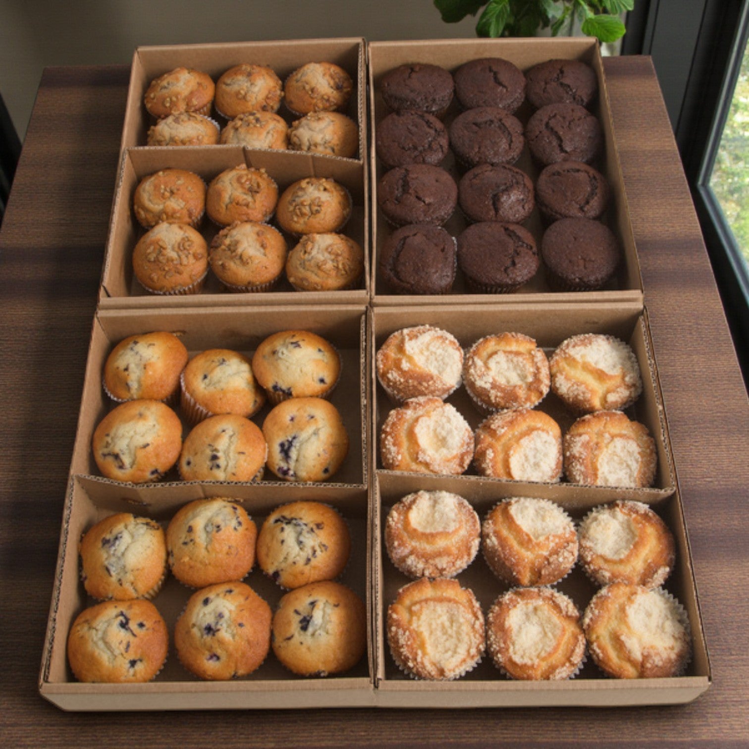 Baker’s Source by Sysco — Assorted Muffins Variety Pack (48 × 4.25 oz)