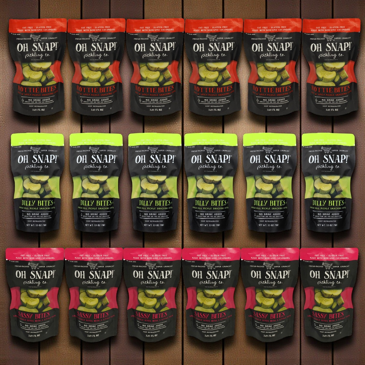 Oh Snap! Pickles Dill Bites Variety Combo