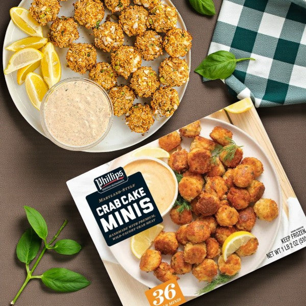 Phillips Crab Cake Minis – 36 Count (1 lb 2 oz)