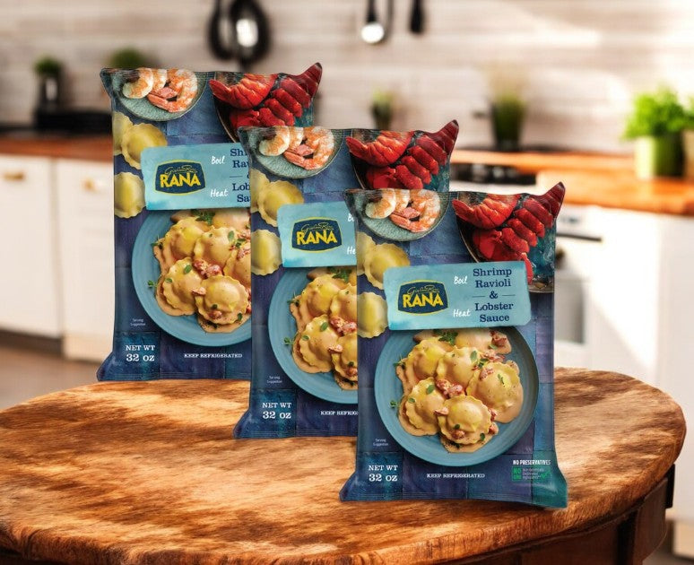 Rana Shrimp Ravioli With Lobster Sauce, 16 oz, 2 Count- 3 Packs