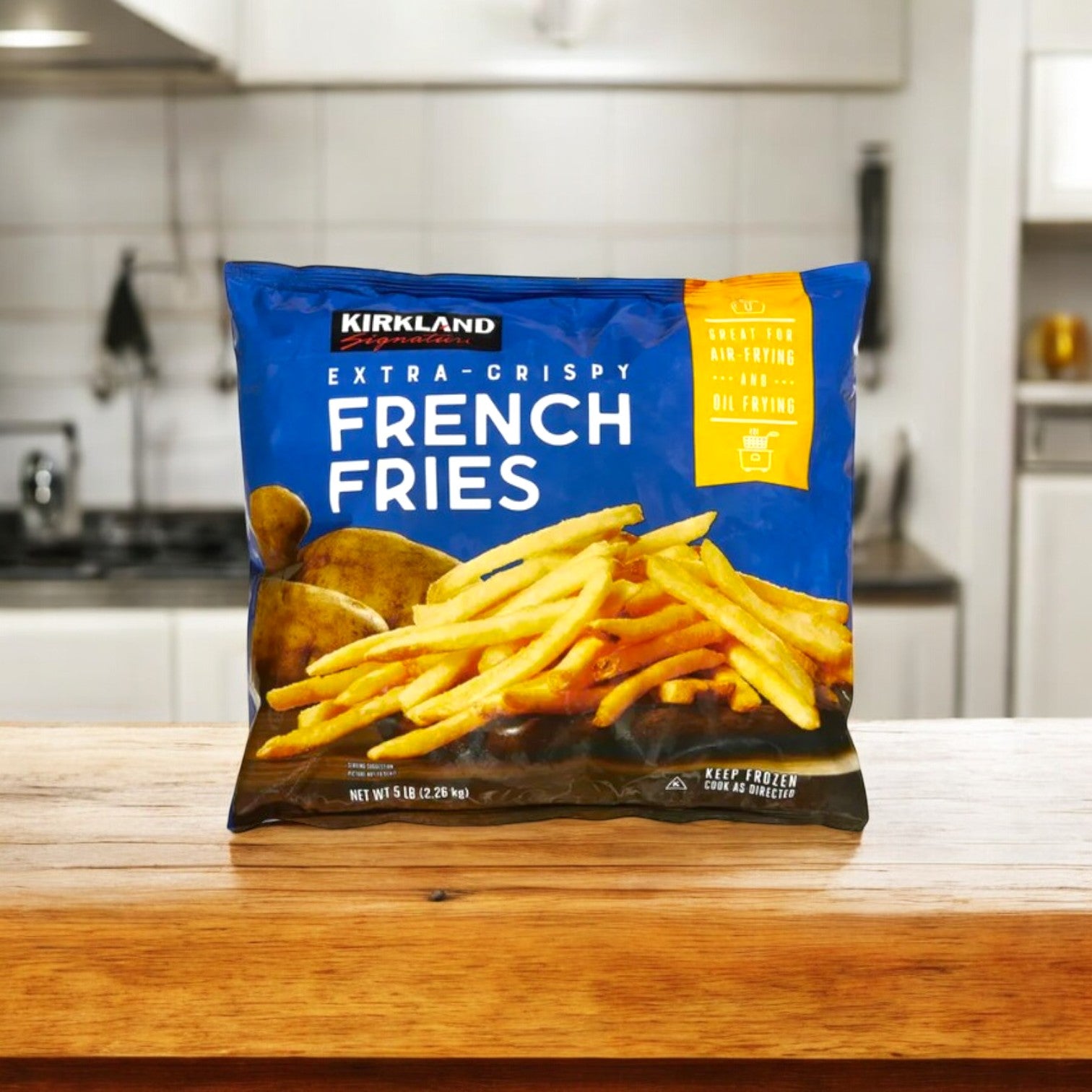Kirkland Signature Crispy French Fries, 5 Pounds- 1 Pack