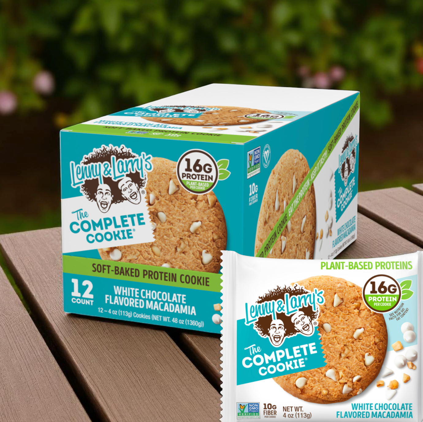 Lenny & Larry's The Complete Cookie, White Chocolate Flavored Macadami
