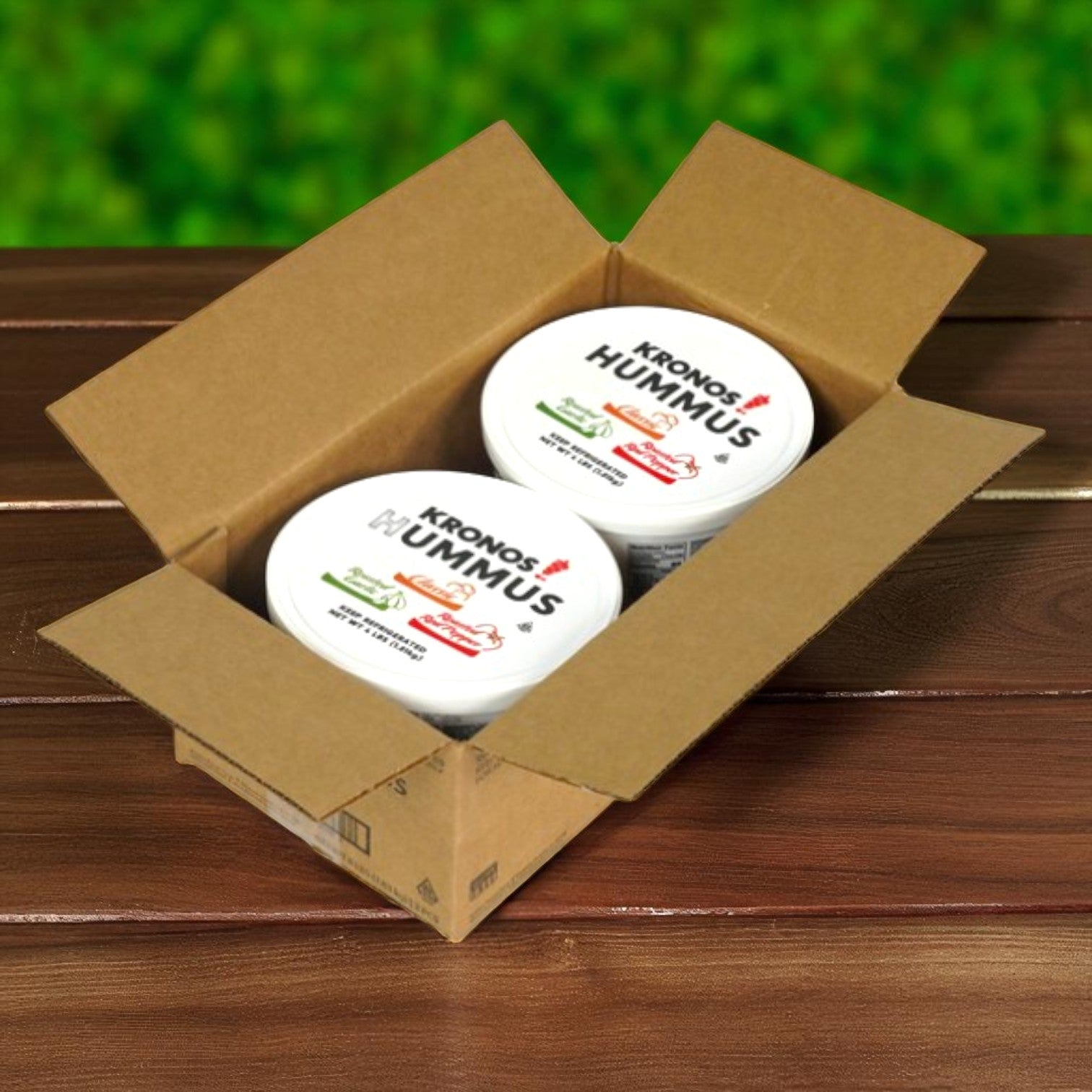 Kronos Hummus Dip- 2 Count- 4Ibs Each- 1 Case