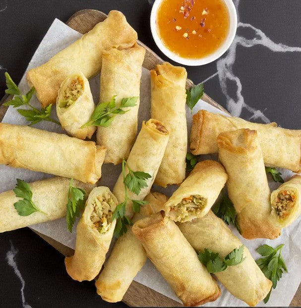 SUMM! Crispy Vegetable Spring Rolls, 12 Count- 1 Case